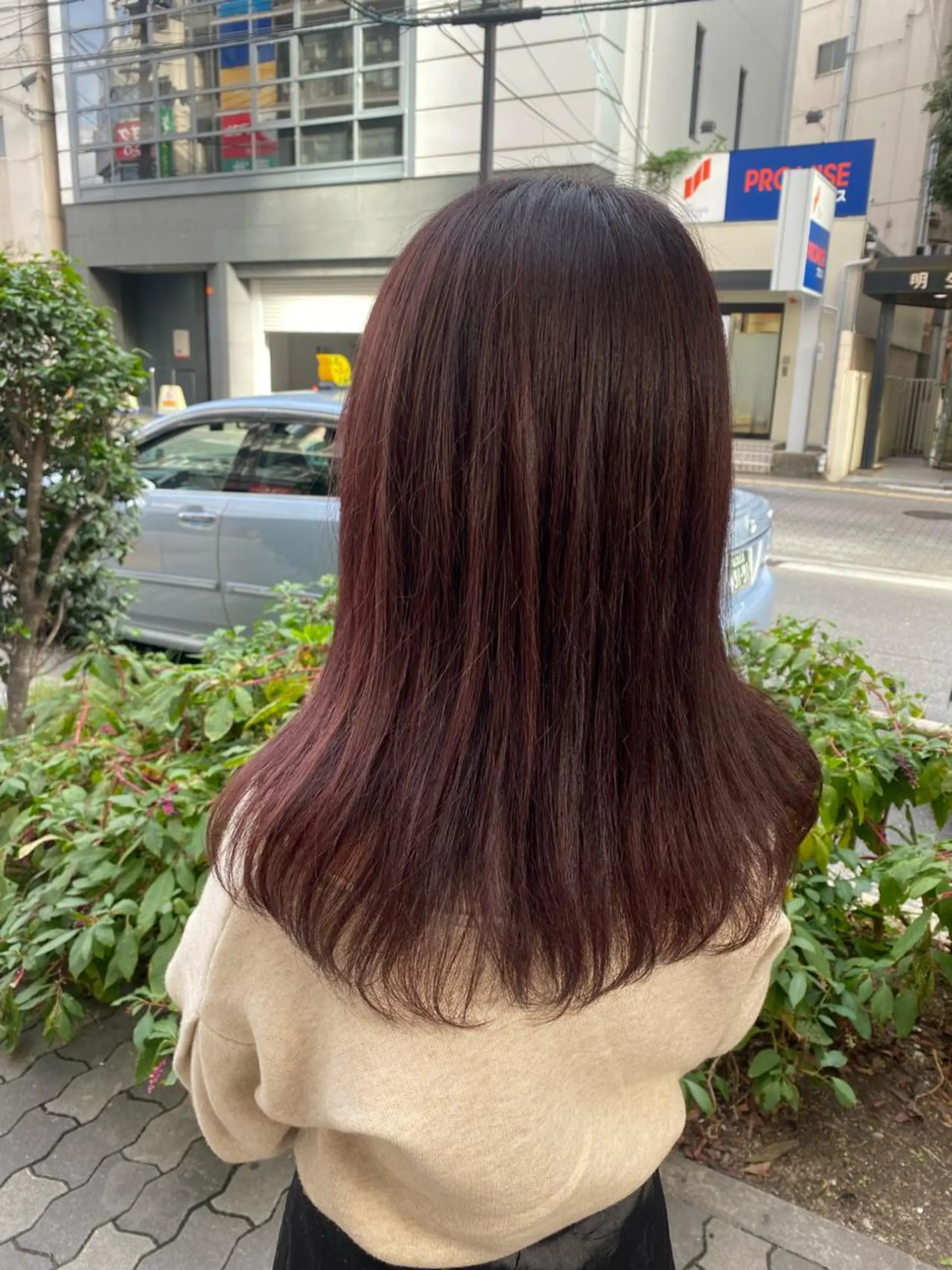 セミロング 大野 美紅のヘアスタイル