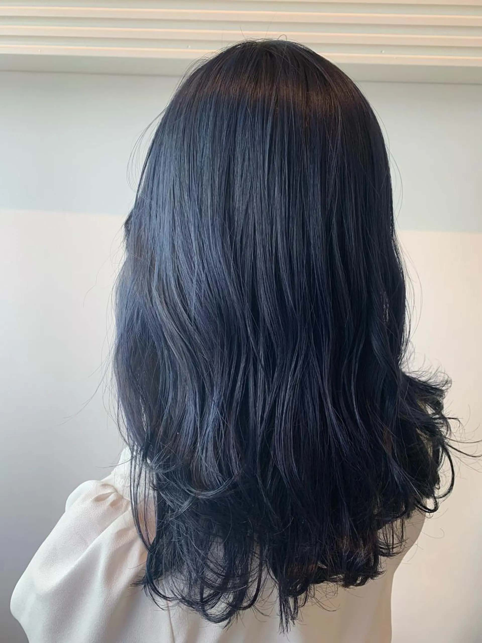 セミロング カラー ヘアアレンジ ブルーカラー カット ヘアカラー トリートメント 山崎 澪 レイヤーカット/大宮のヘアスタイル