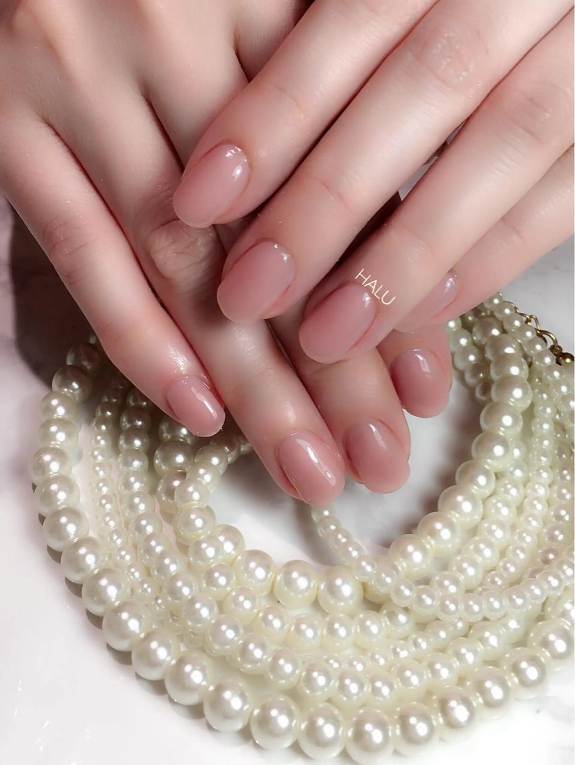 ネイル 桜ネイル ワンカラーネイル HALU ハルのネイルデザイン