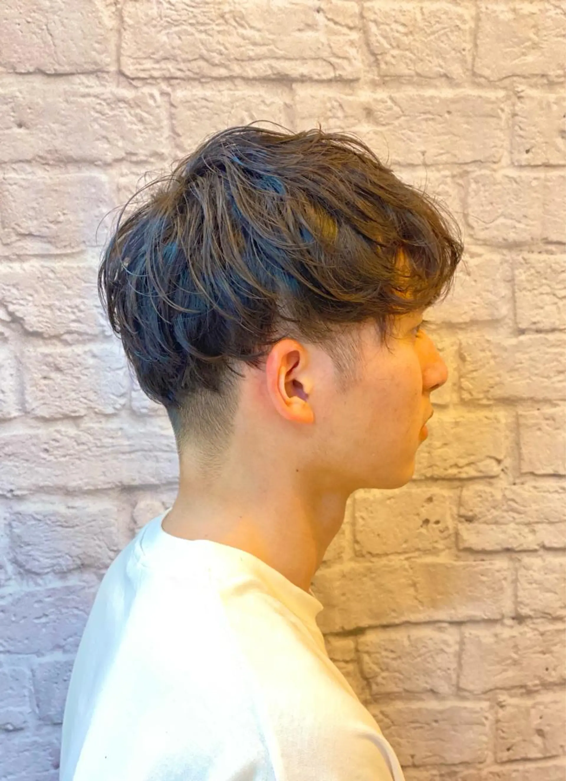 ミディアム メンズ カット 【メンズカット】 黒田美穂のヘアスタイル