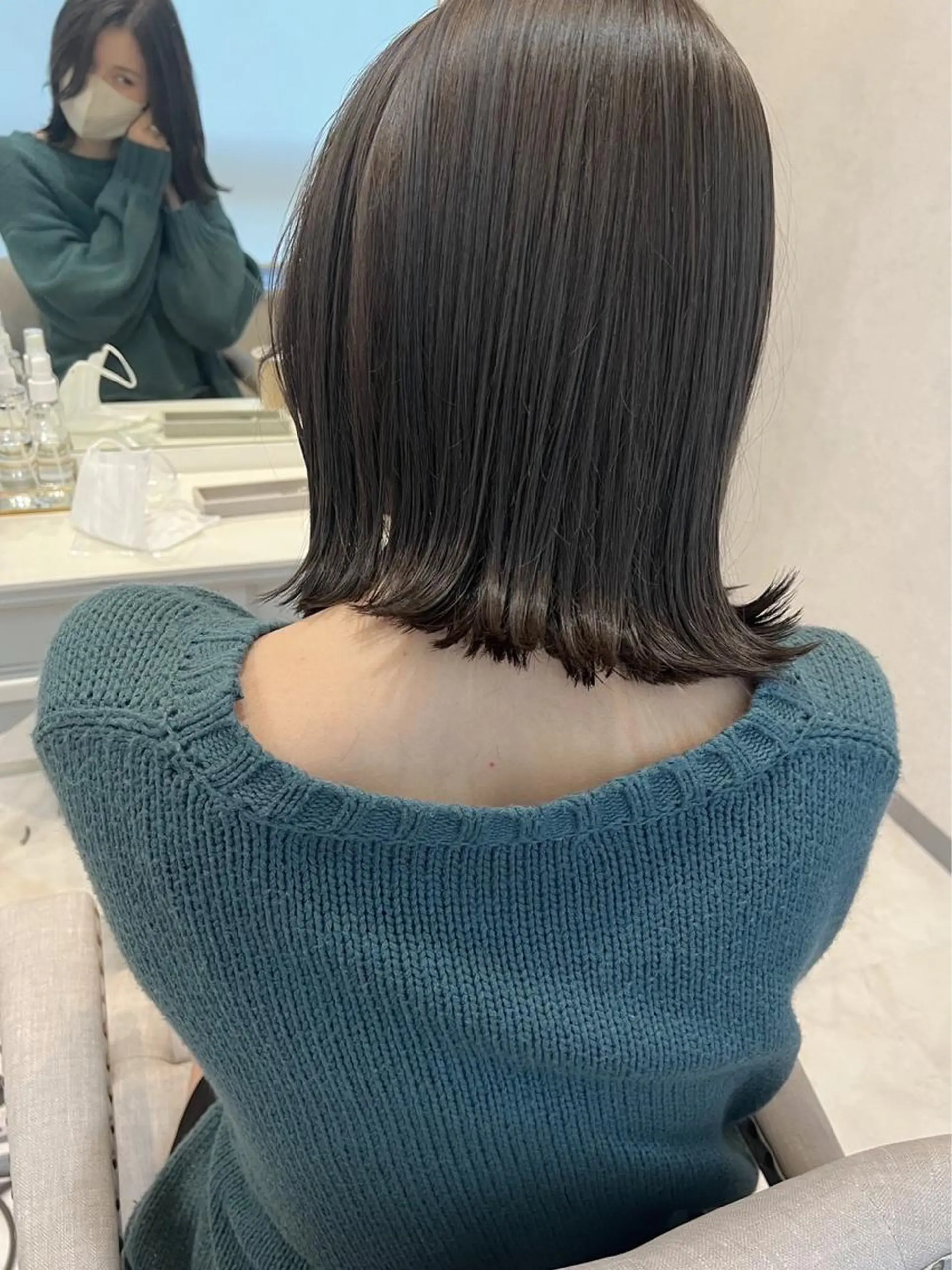 ミディアム カラー ヘアカラー 垢抜け似合わせカラー /梅田 /ayanaのヘアスタイル