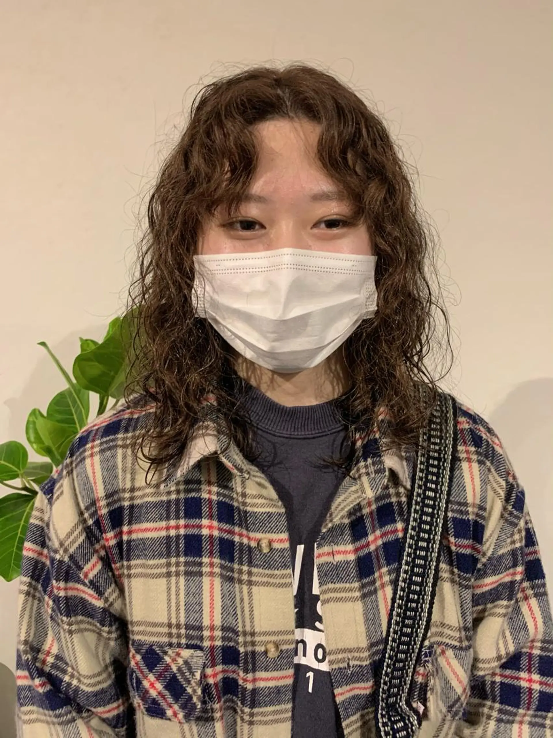 ミディアム パーマ ミディアムパーマ スパイラルパーマ 桃果 momokaのヘアスタイル