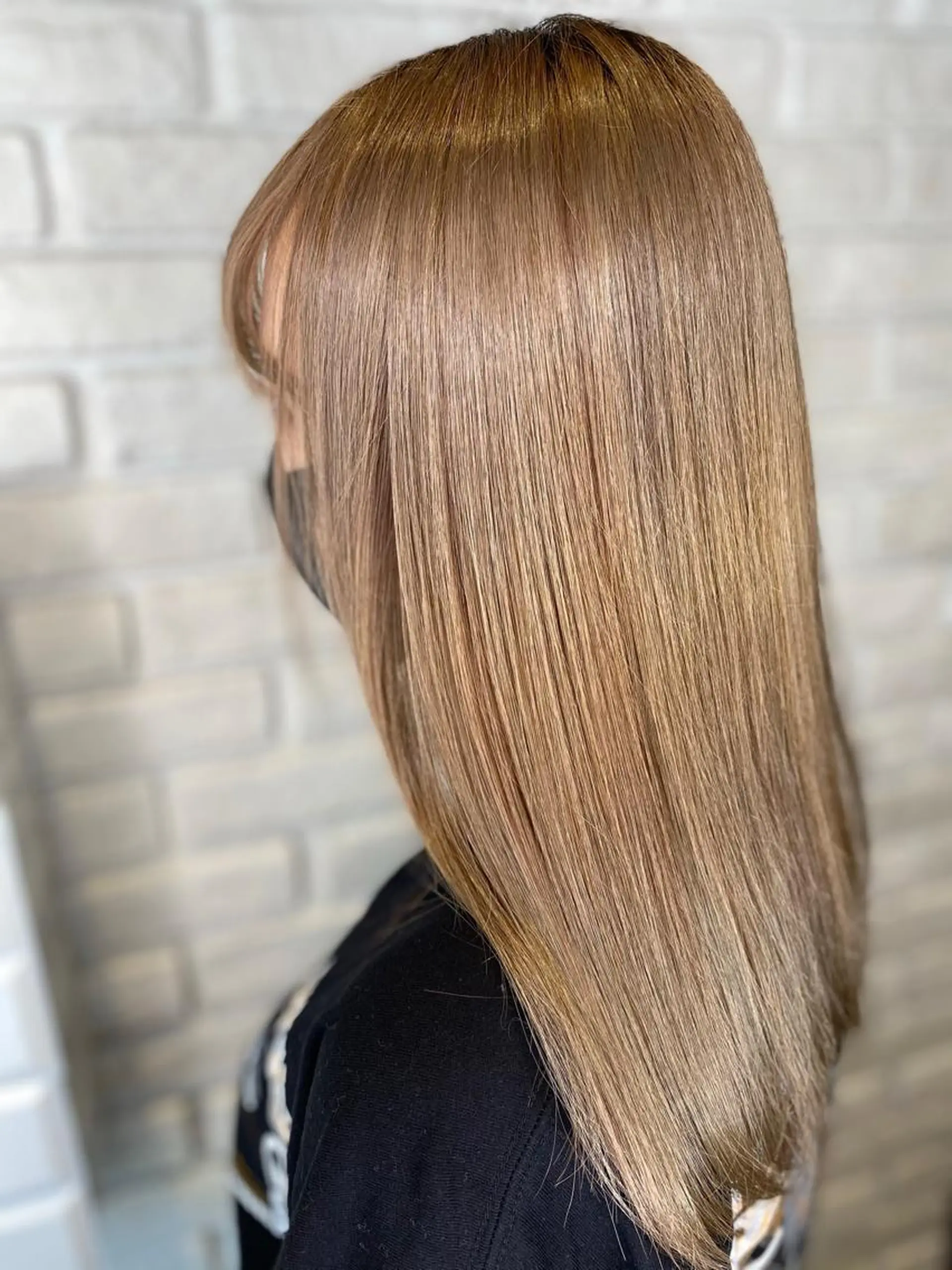 セミロング カラー ヘアアレンジ ネイル マツエク・マツパ アイブロウ バレイヤージュ ベージュカラー 黒髪 ブリーチ ブルーカラー 🌈髪質改善TR 艶カラーユウダイ🌈のヘアスタイル