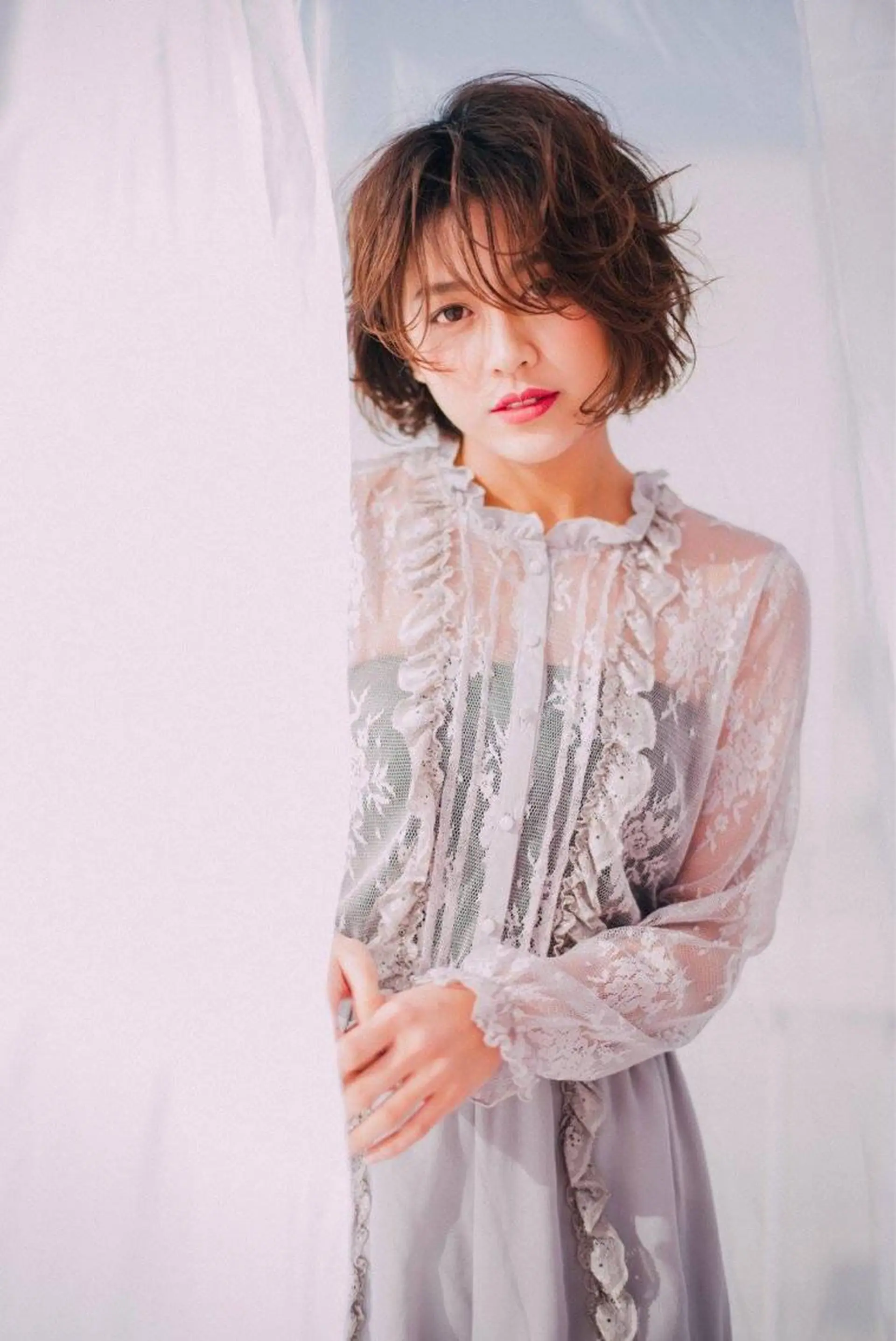 ミディアム カラー パーマ 【店長】木内 千晶のヘアスタイル