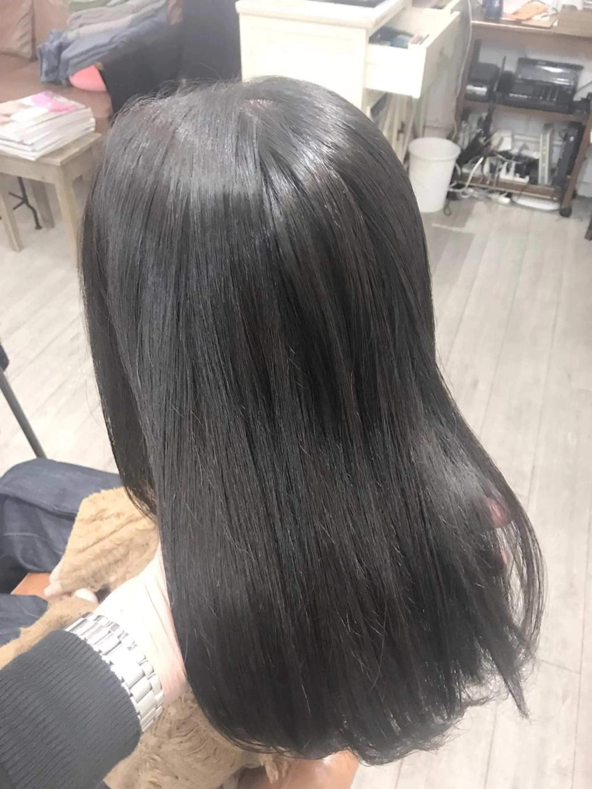 カラー アッシュ 透明感カラー ダークアッシュ グレージュ/髪質改善 Yamato.hのヘアスタイル