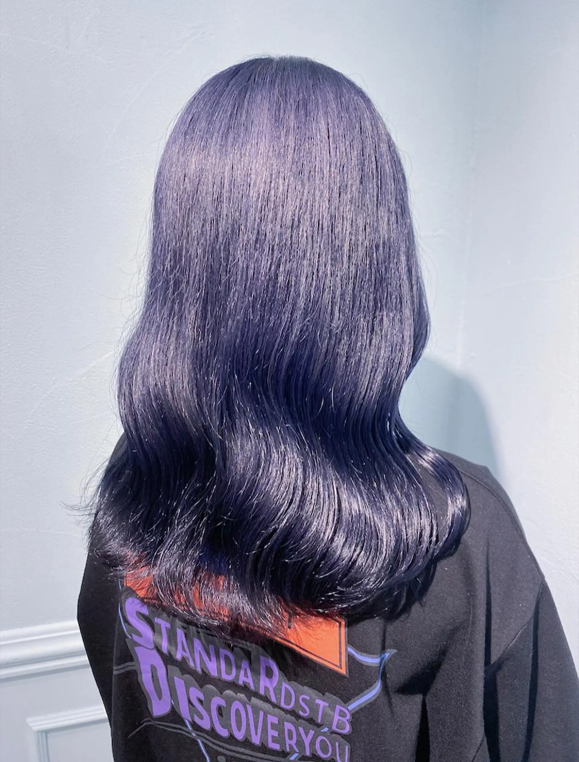 セミロング ヘアカラー トリートメント ヘアセット 🩶【推しハイトーン 】yuzu🩶のヘアスタイル