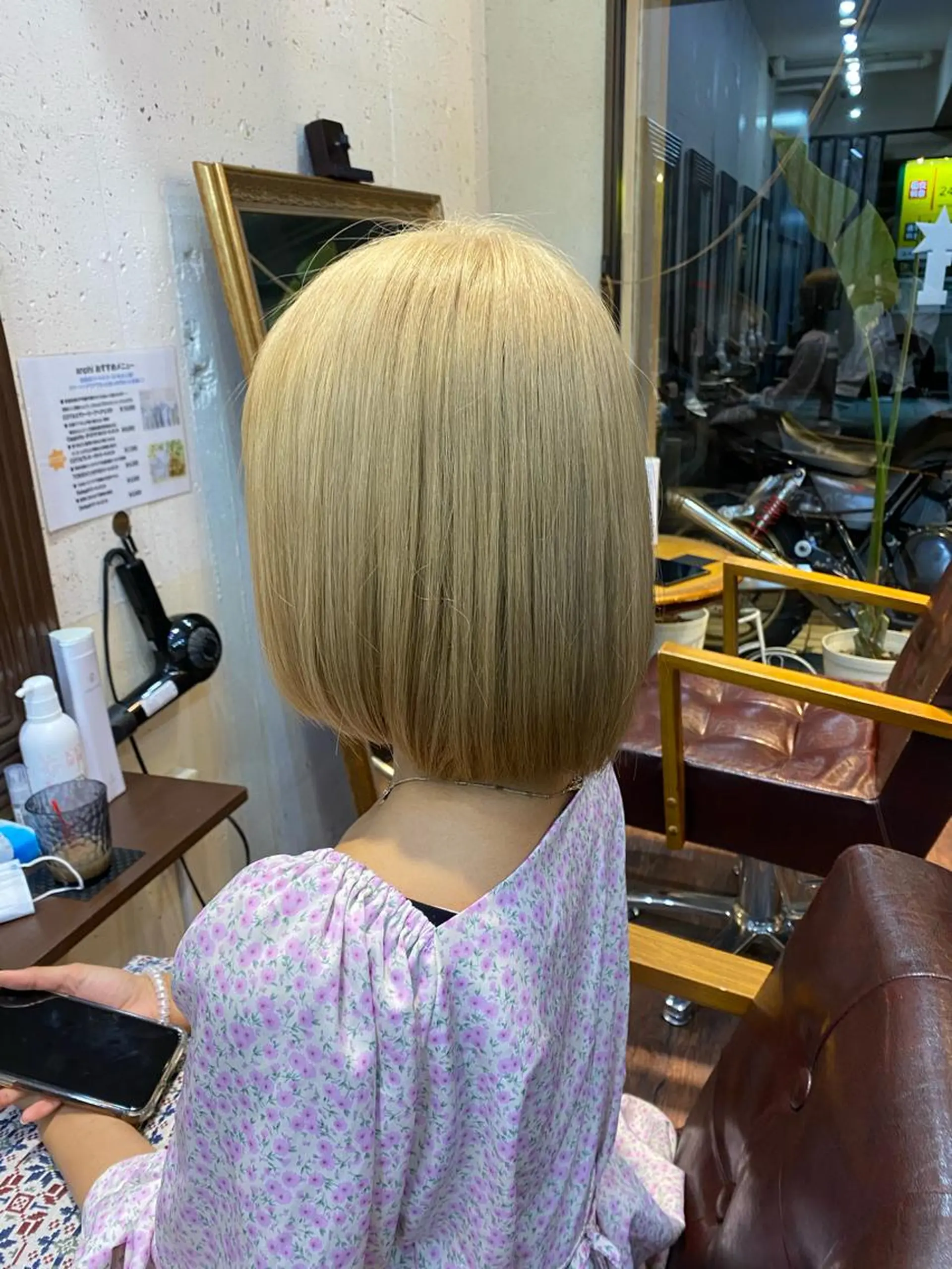 ショート カラー ハイトーンカラー 外国人風カラー 野呂 隼人のヘアスタイル