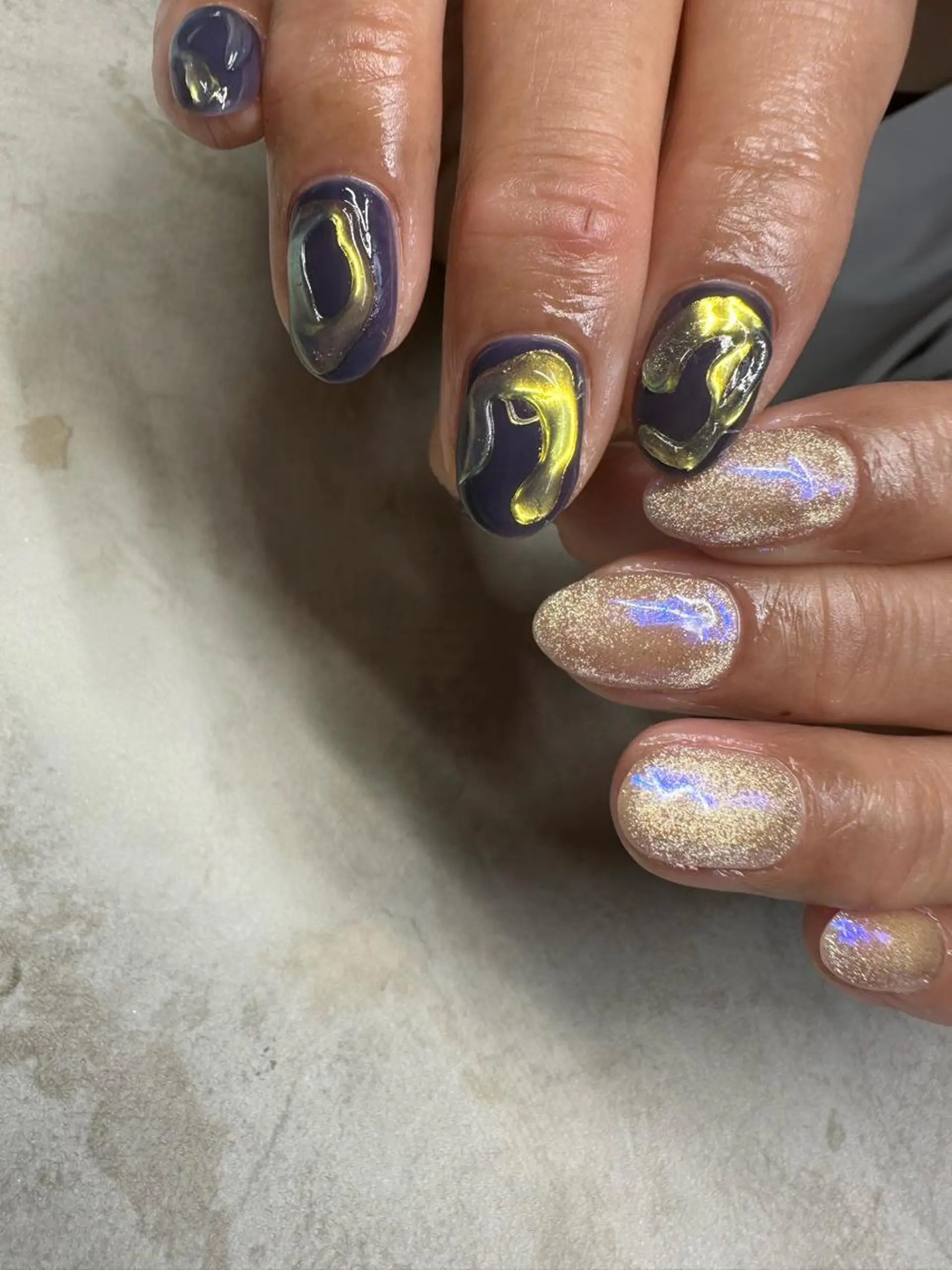 ロング カラー ヘアアレンジ キッズ ネイル マツエク・マツパ アイブロウ 福田 加奈のネイルデザイン