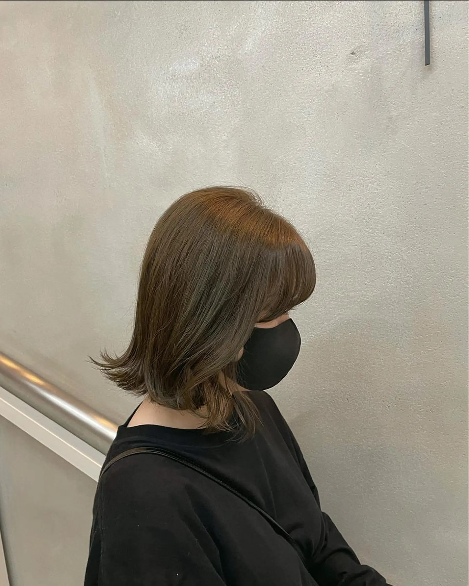 ミディアム カラー ベージュカラー ダブルカラー オリーブベージュ 沖縄/ヘアアレンジ /ナカノのヘアスタイル