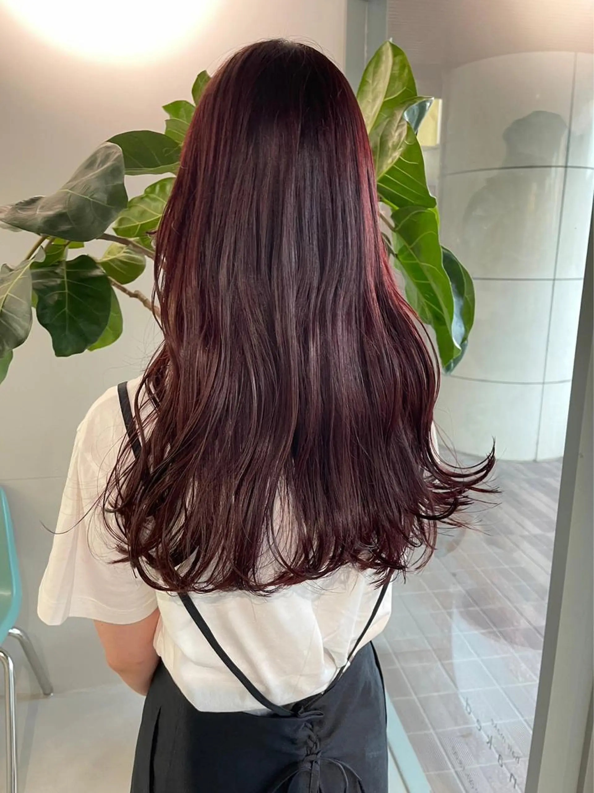 カラー カットパーマモデル 山中 遥のヘアスタイル