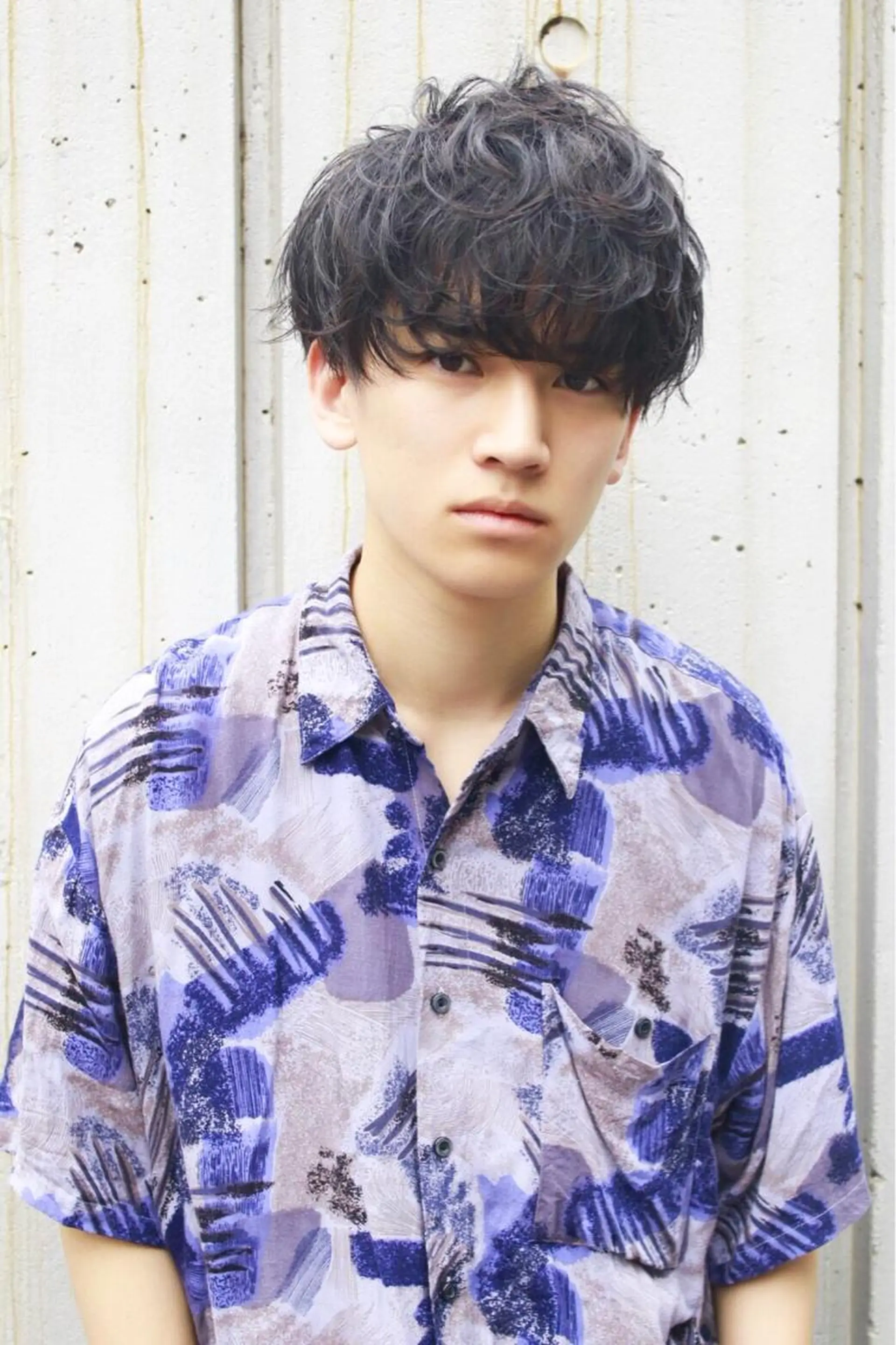 ショート パーマ ヘアアレンジ メンズ TONE所属・透明感カラー/ 韓国ヘア/縮毛矯正のヘアスタイル