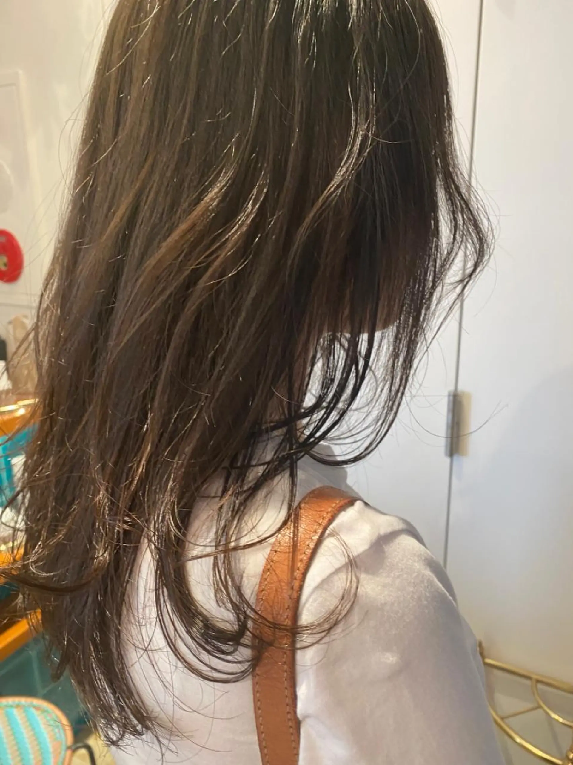 セミロング カラー カット ヘアカラー salowin渋谷kitaya park前所属・RIKA韓国ヘア/く びれヘア/上品カラーのヘアスタイル