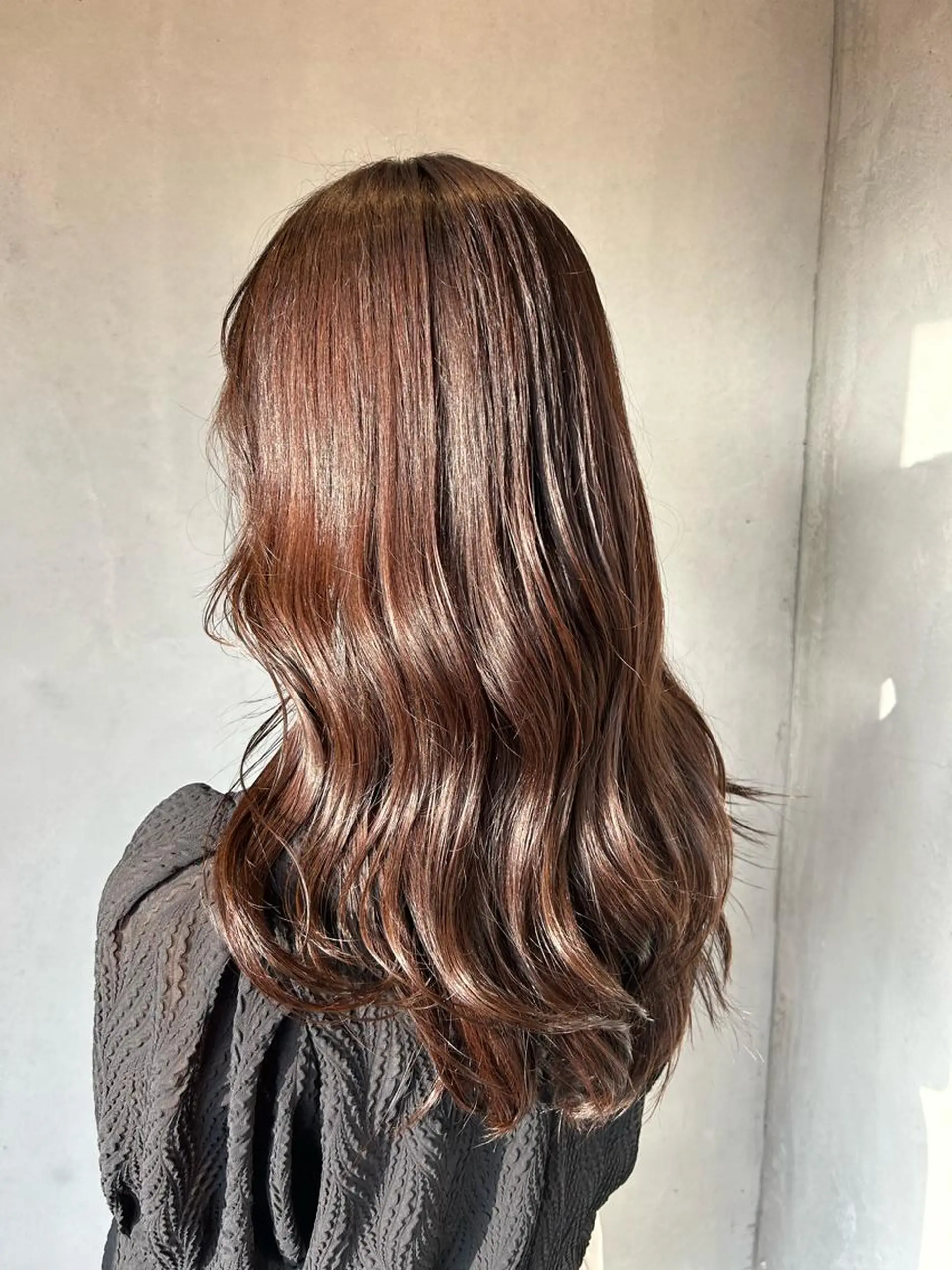 ロング レイヤーカット レイヤーカット/長岡 グレージュ/マユ🎀のヘアスタイル