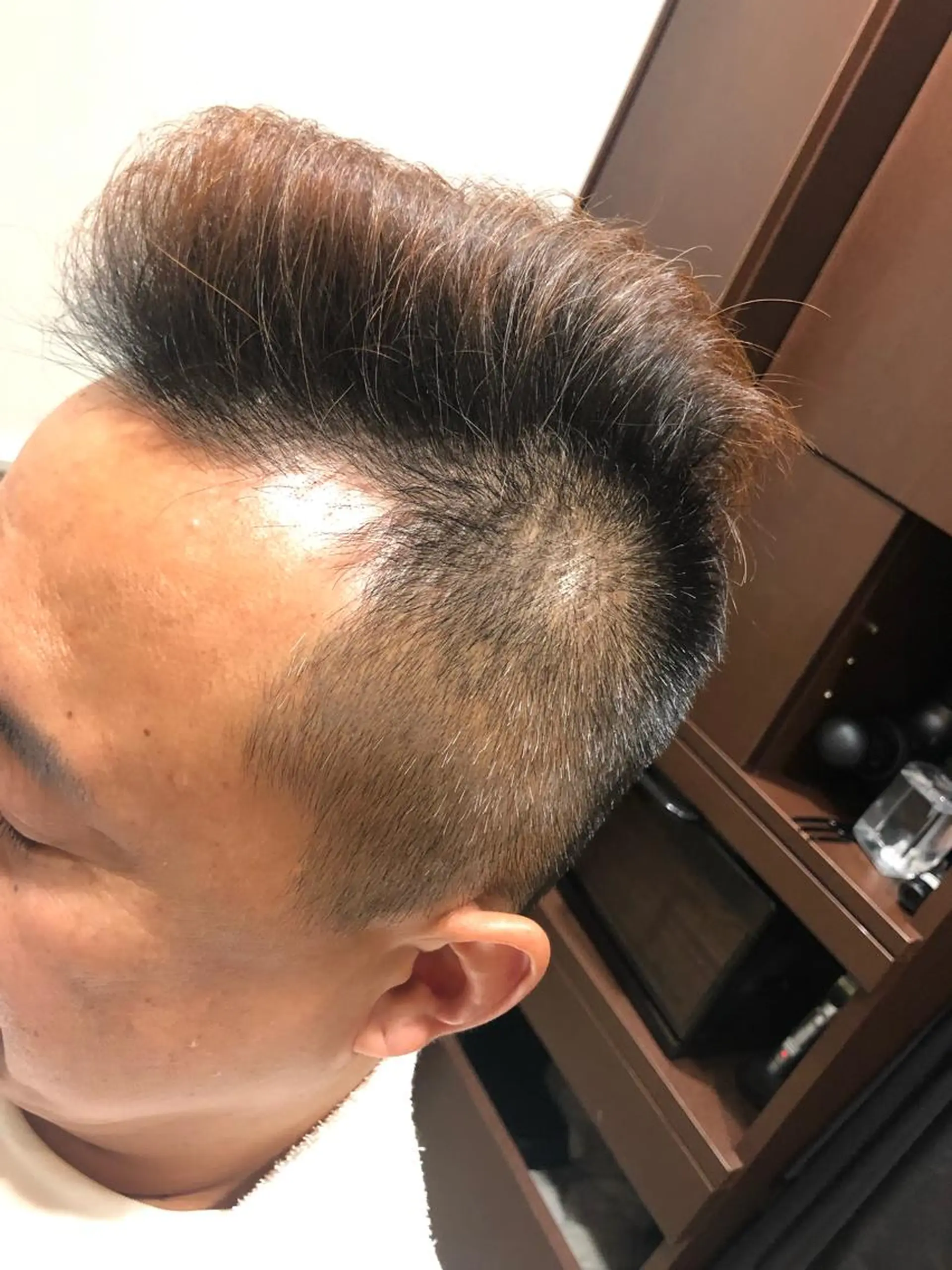 ショート メンズ オールバック ヒロ銀座BARBERSHOP横浜店所属・横浜 カット全般 大槻のヘアスタイル