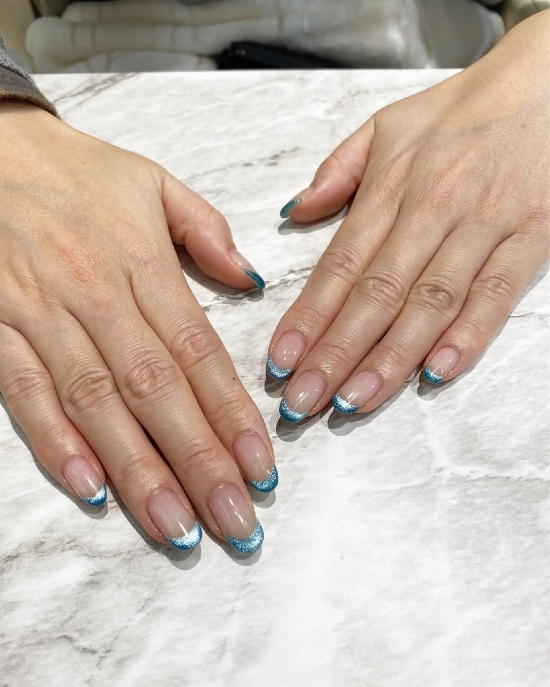 ネイル クリアネイル マグネットネイル ハンドネイル フットネイル ハンドケア nail salon  AlgeTy所属・✴︎:.｡. MAKI.｡.:✴︎のネイルデザイン