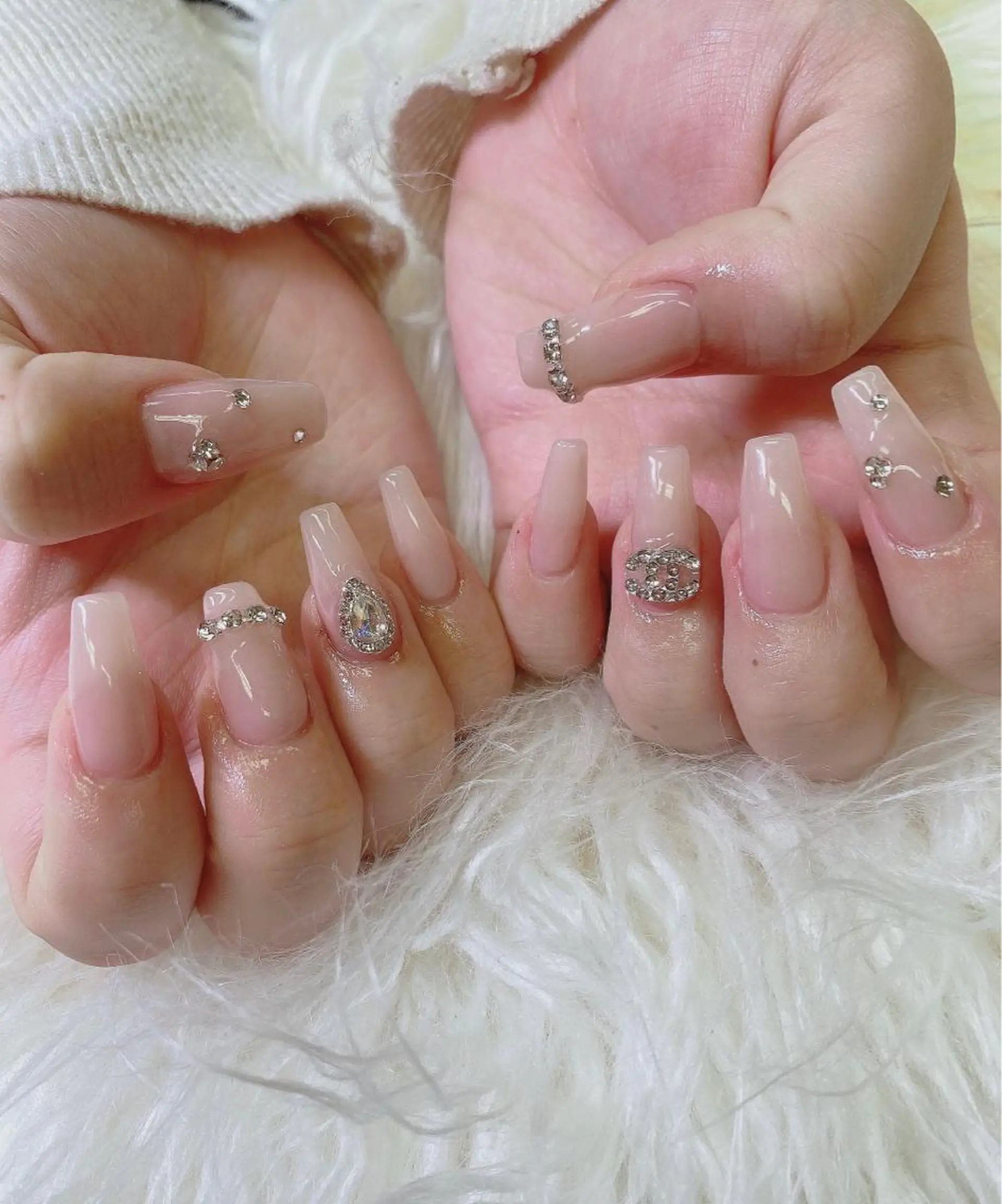 セミロング ハンドネイル JNA認定講師🌸 RIEのネイルデザイン