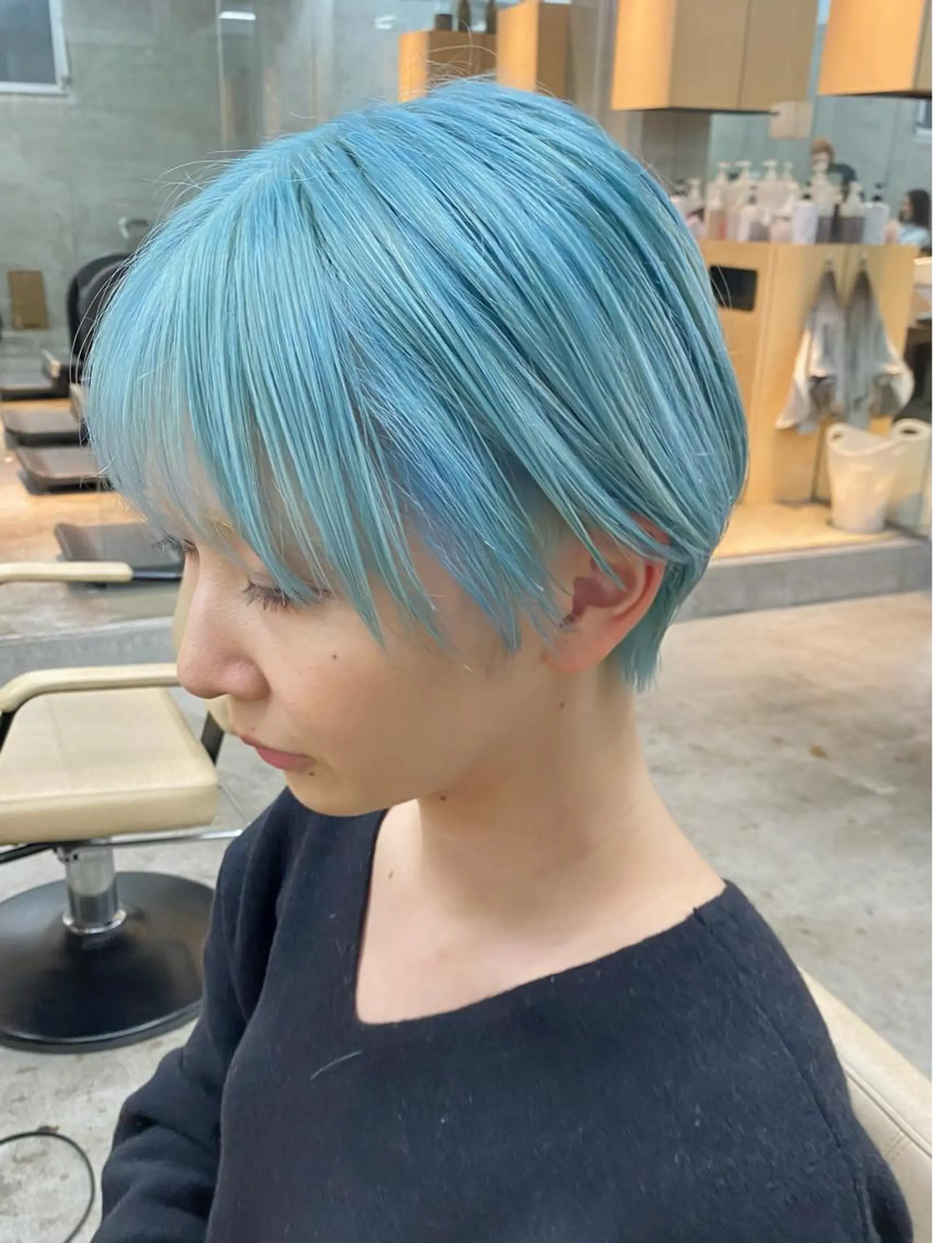 ショート カラー yiye 青山所属・無料カットモデル募集 🌱ひょうがのヘアスタイル