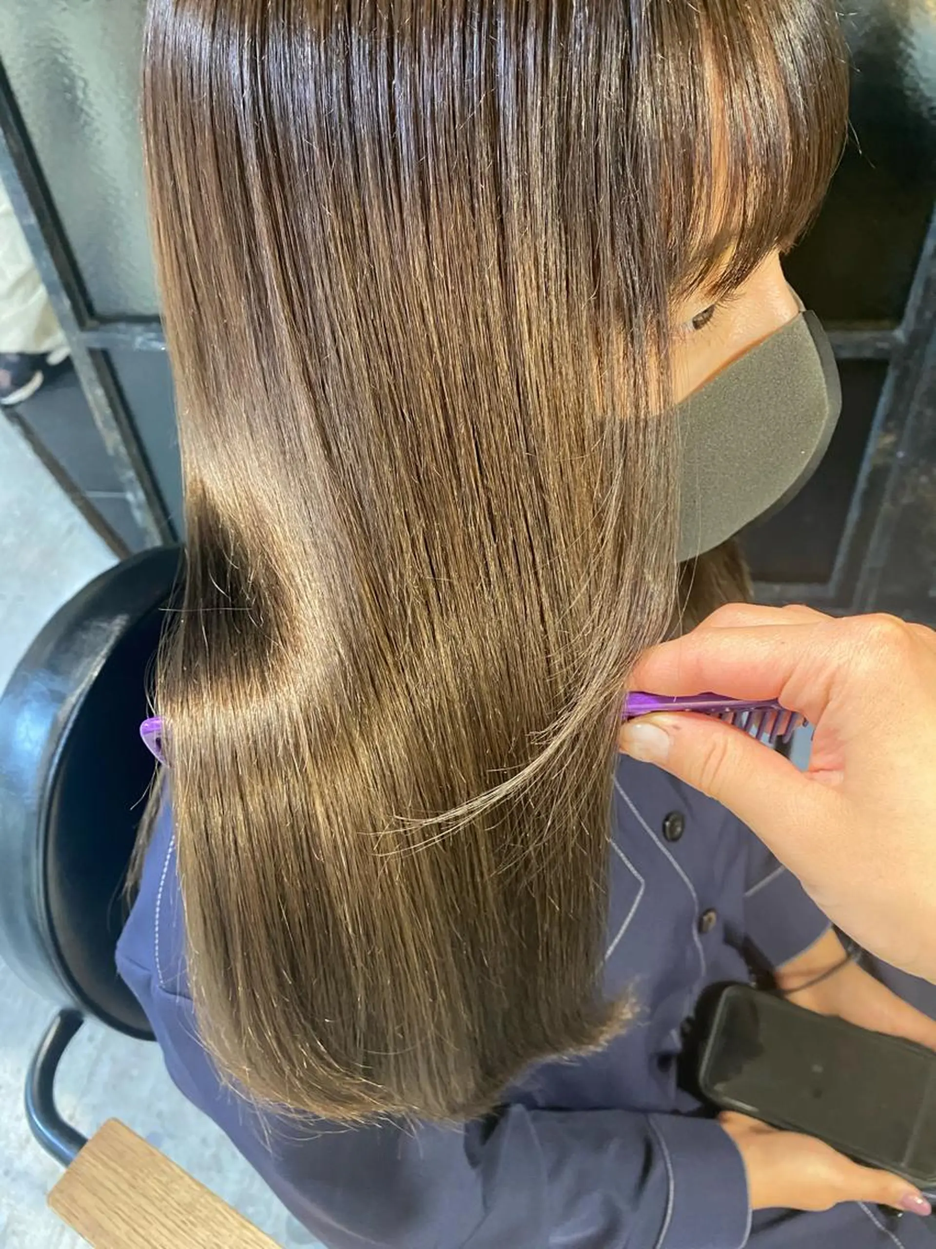 ロング 大橋 美咲のヘアスタイル