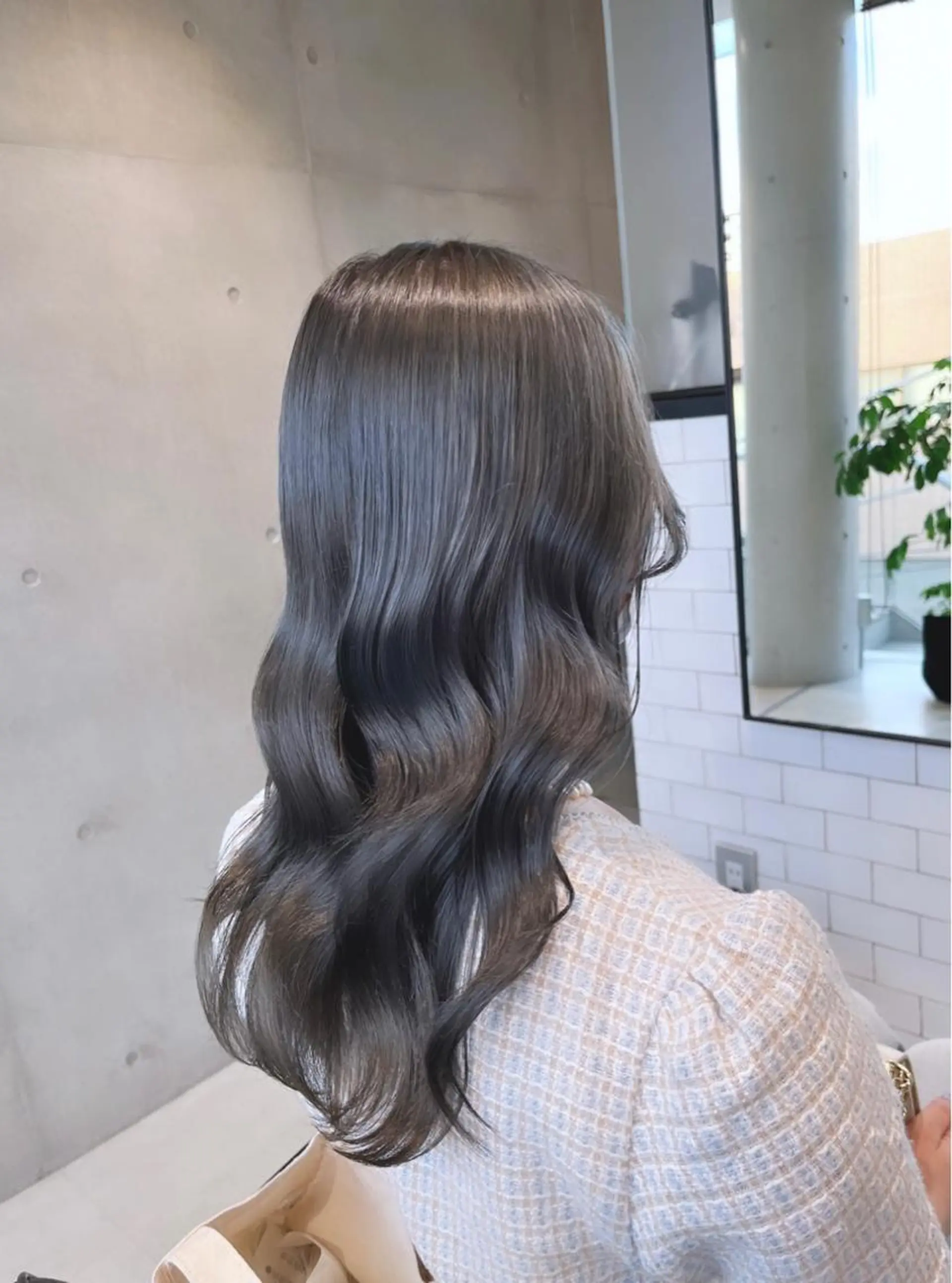 セミロング カット ヘアカラー トリートメント 🌫️大人韓国ヘア 🌫️naoyaのヘアスタイル