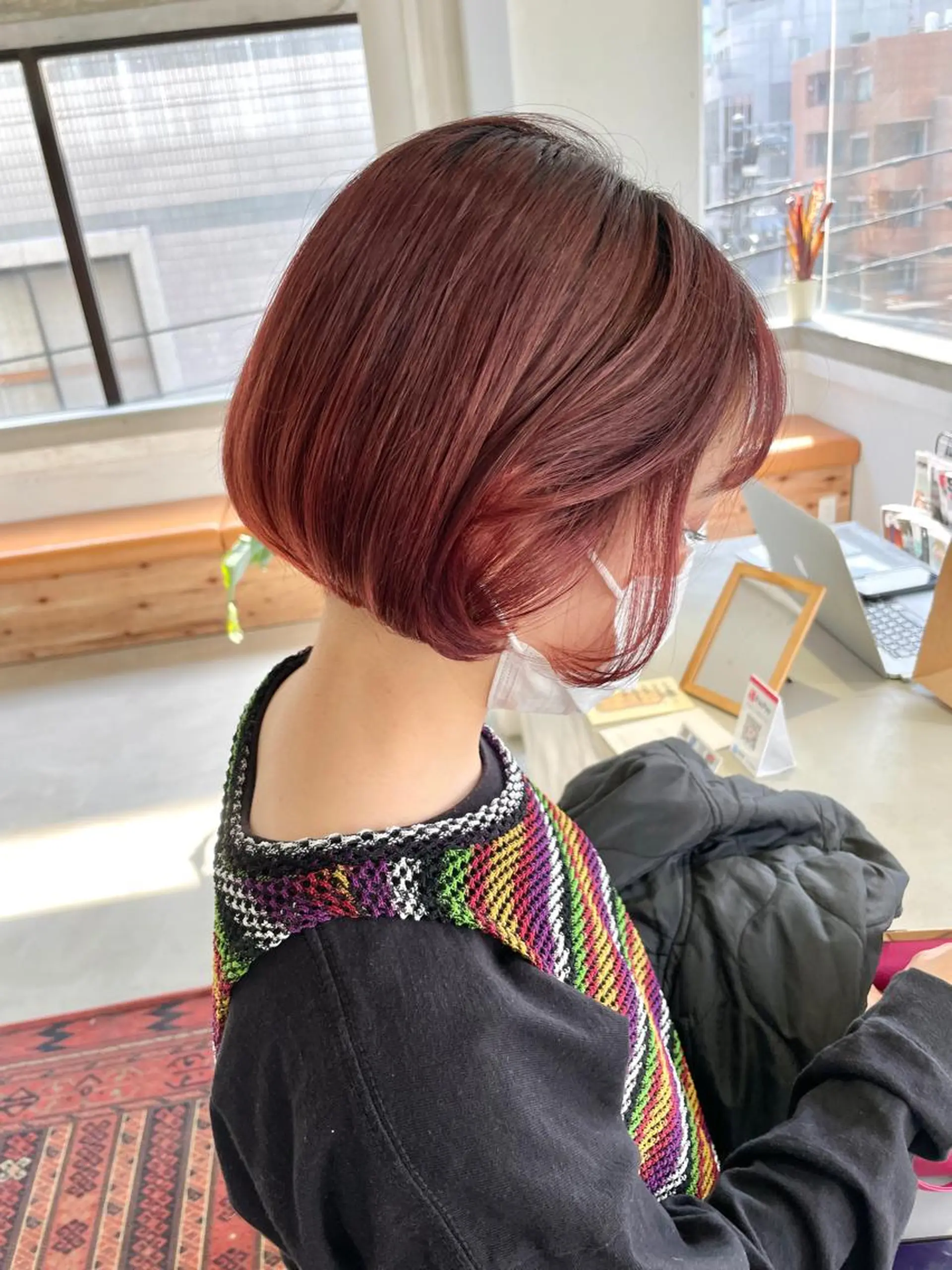 ショート カラー ボブ カット ヘアカラー トリートメント ショート・ボブ 徳竹淳一のヘアスタイル