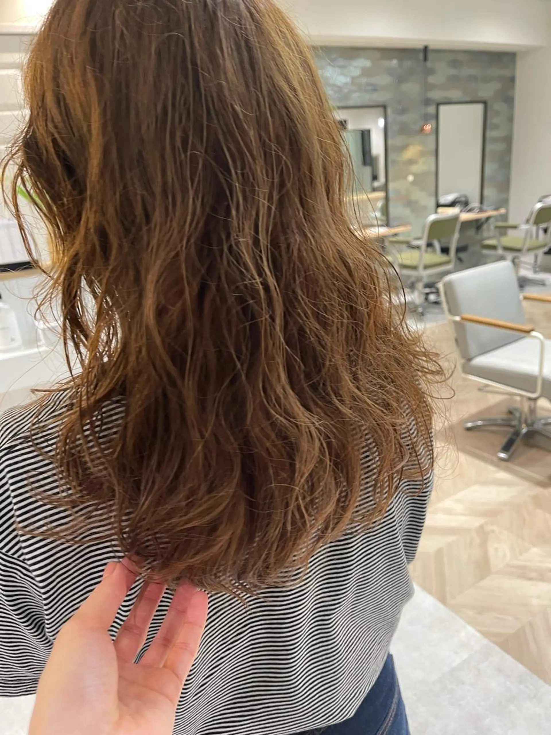 ロング パーマ * 透明感カラー c h i h o *のヘアスタイル