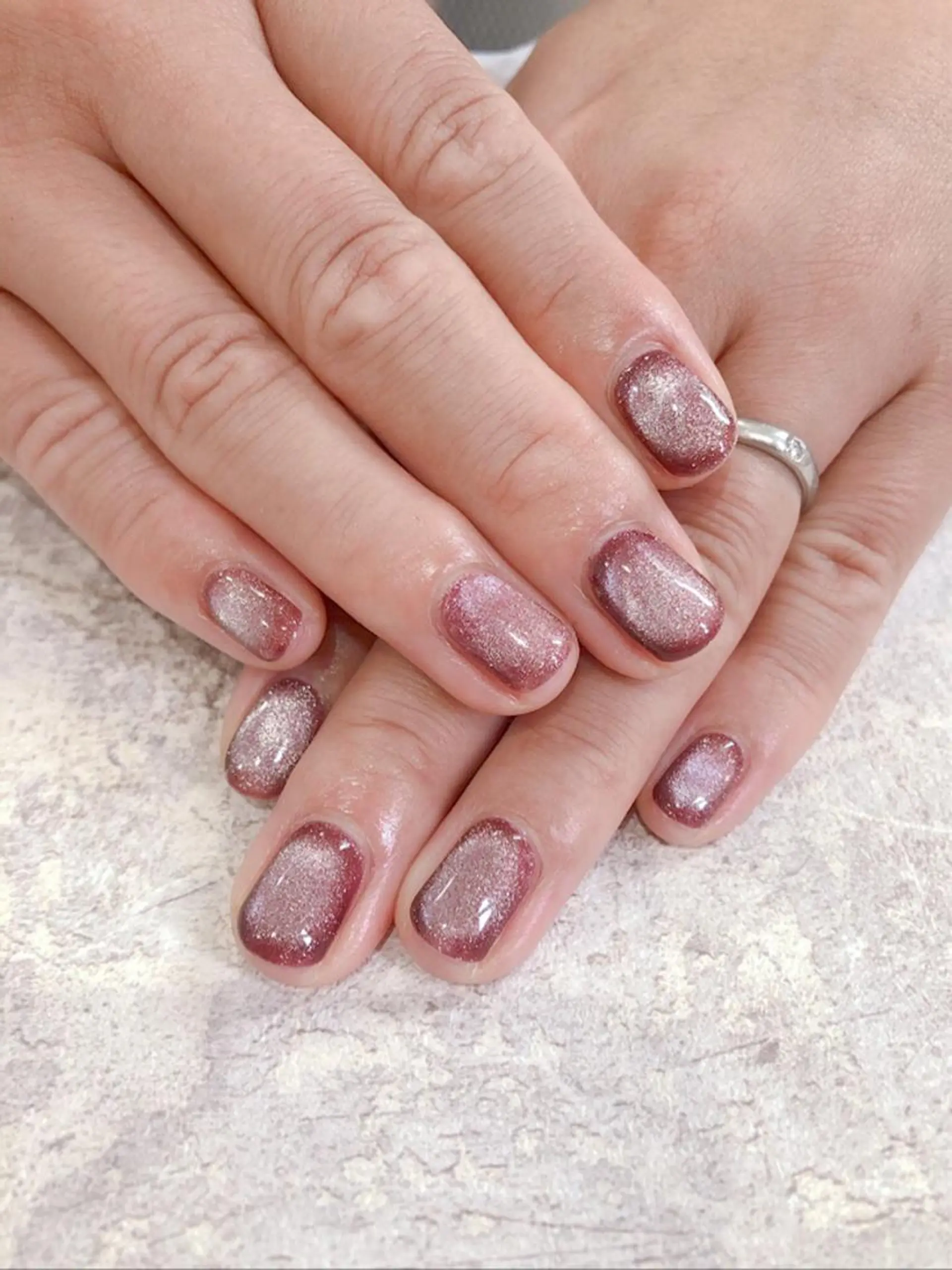 ショート キッズ ネイル ジェルネイル マグネットネイル ワンカラーネイル パラジェル Luana nail (ルアナネイル)のネイルデザイン