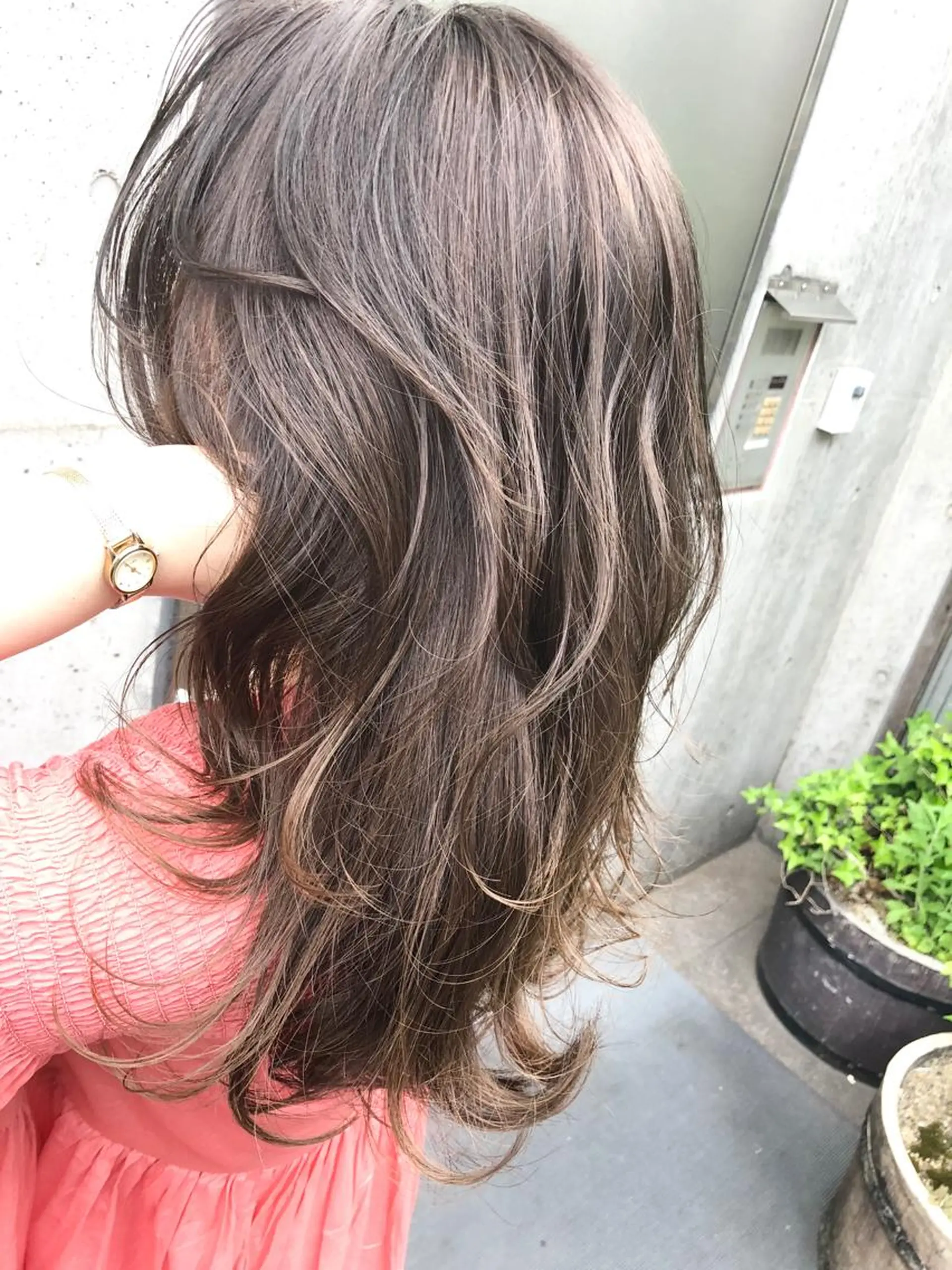 ロング カラー ヘアアレンジ 似合わせ専門美容師 なかじまのヘアスタイル