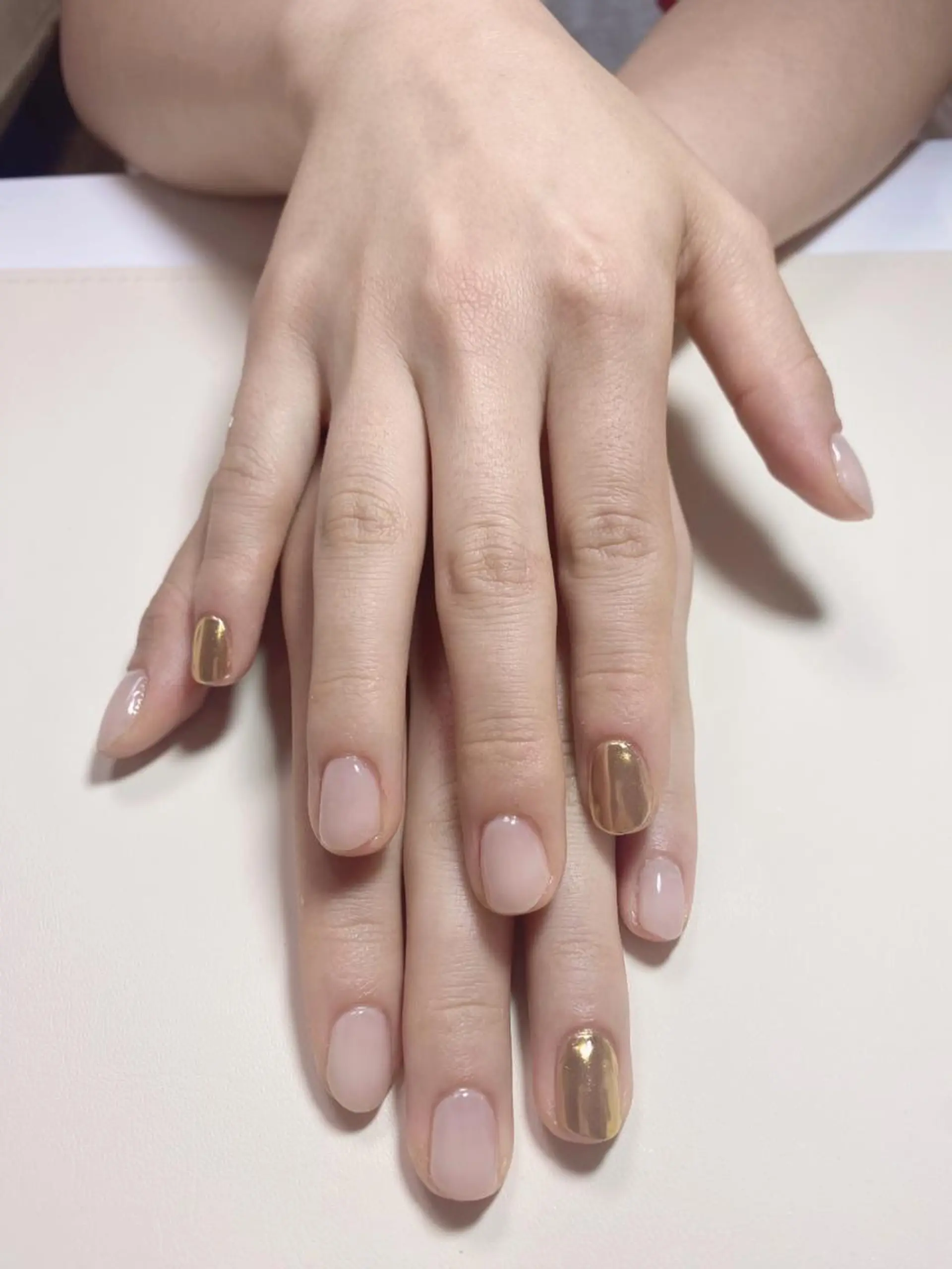 ネイル ミラーネイル ハンドネイル Nail Salon K 🧸美爪育成のネイルデザイン