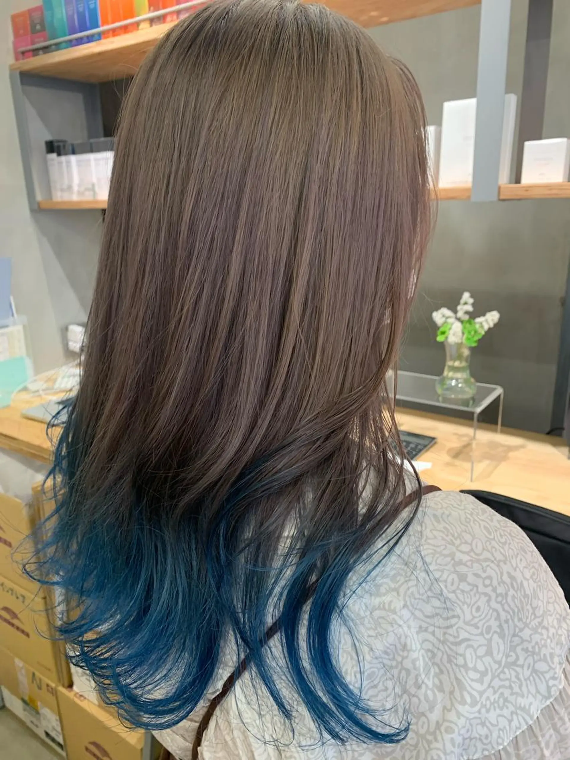 カラー ヘアカラー 🍃marina🍃 韓国ヘア/Aujuaのヘアスタイル