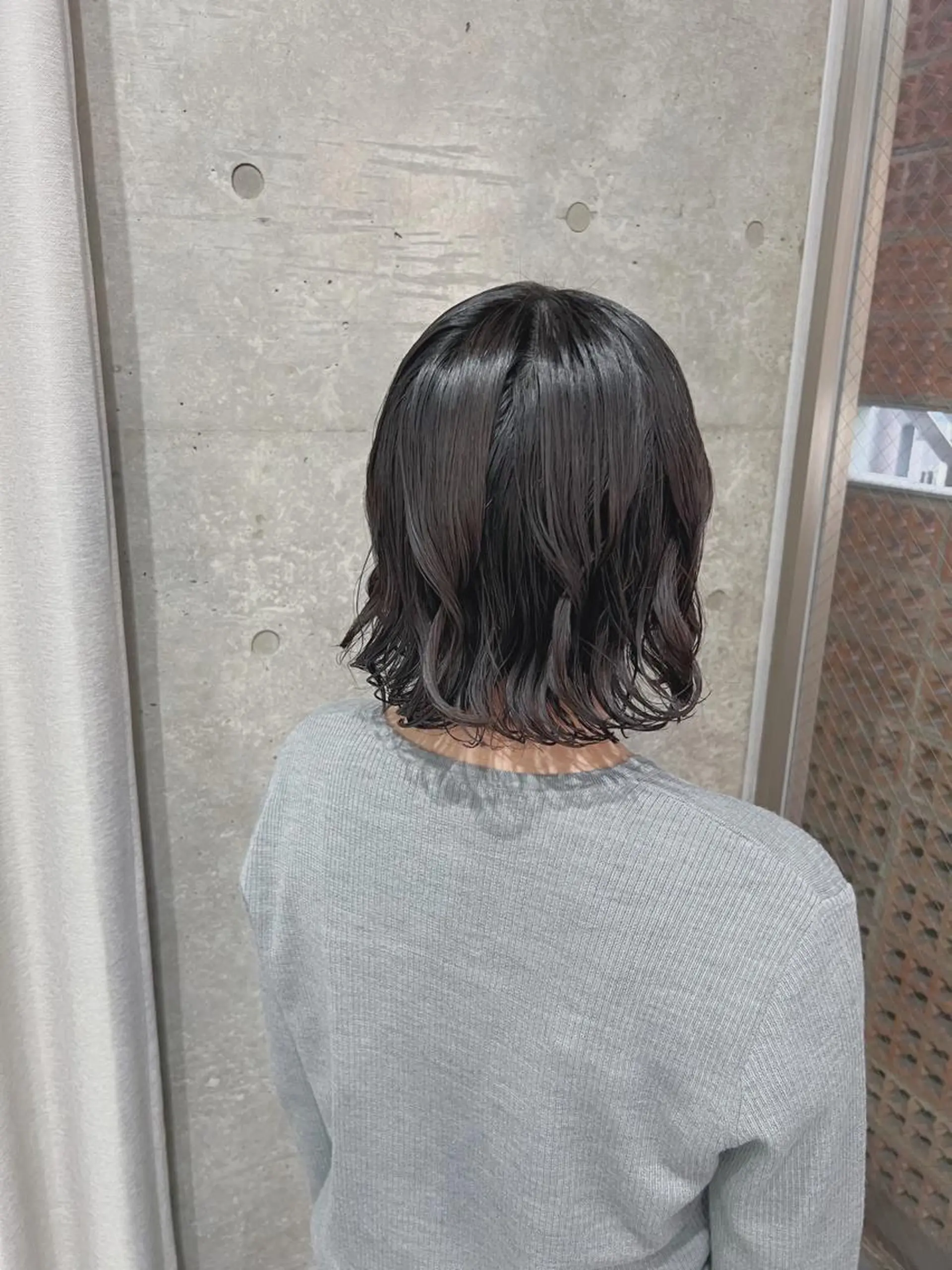 ショート パーマ ボブパーマコテ巻き風 パーマNo1深江秀平のヘアスタイル