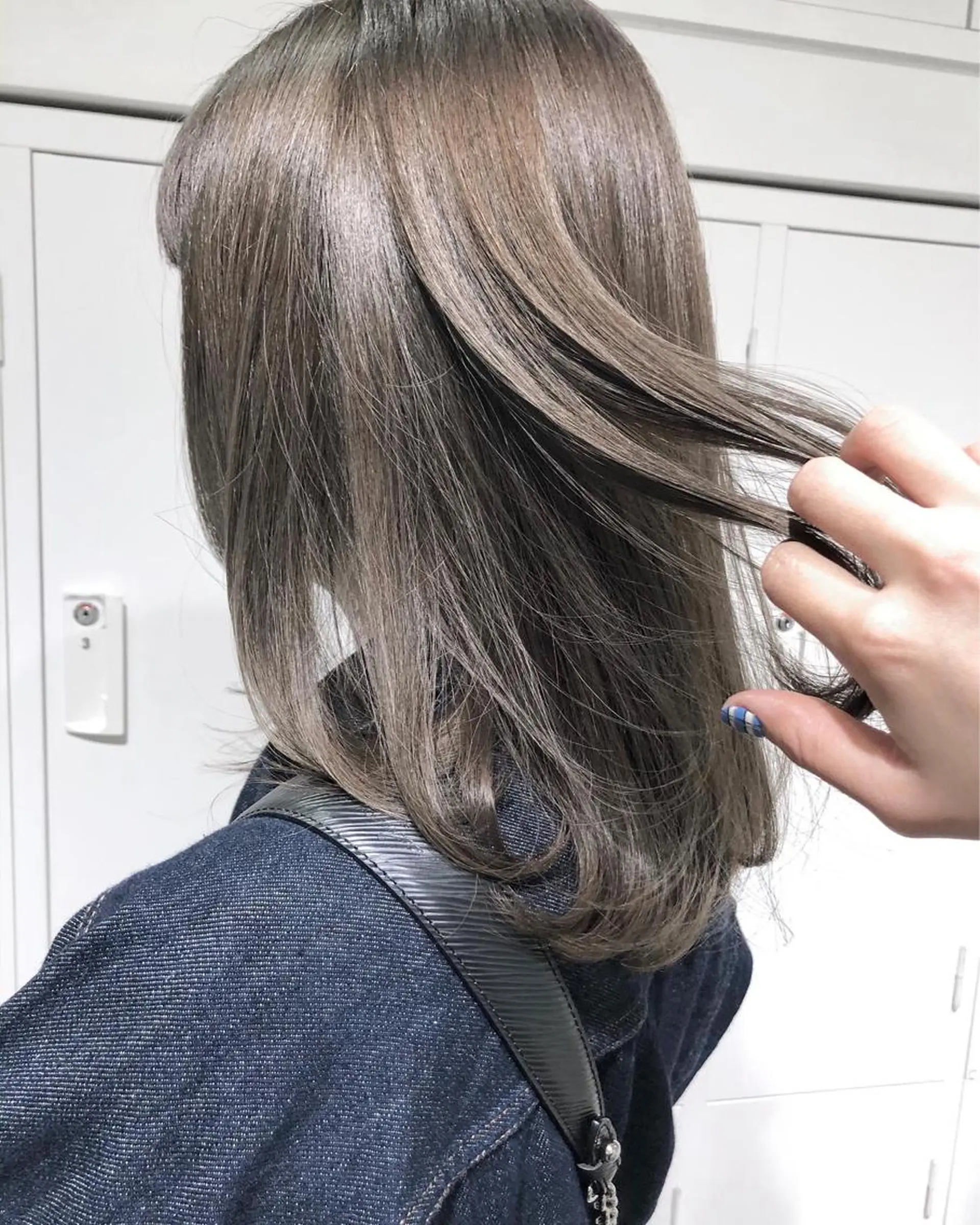 セミロング カラー 韓国/髪質改善💘 櫻井かれんのヘアスタイル