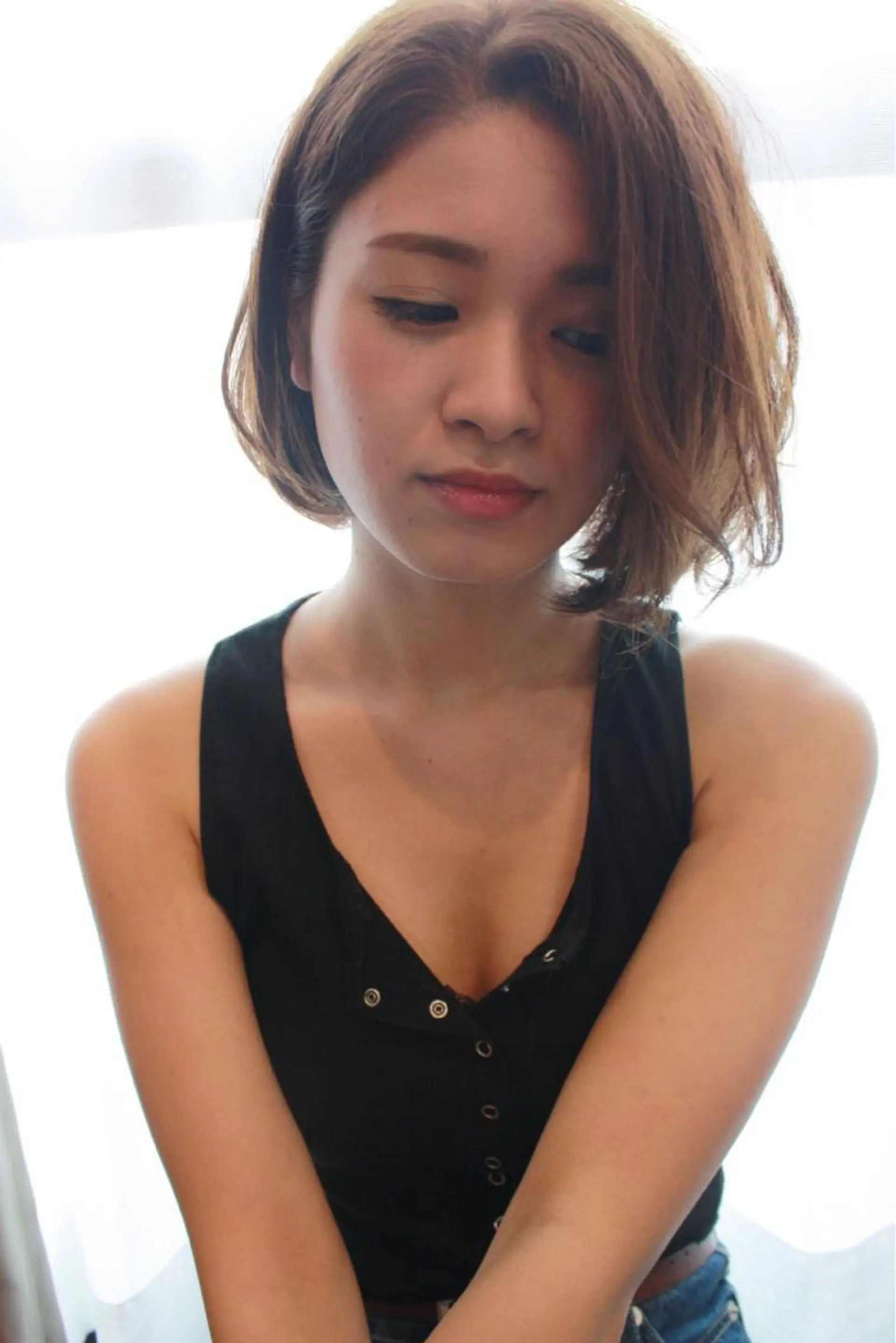 ショート カラー パーマ ブリーチ イルミナカラー 髪質改善 トリートメント 美容室tuuli 大名店所属・tuuli トゥーリのヘアスタイル