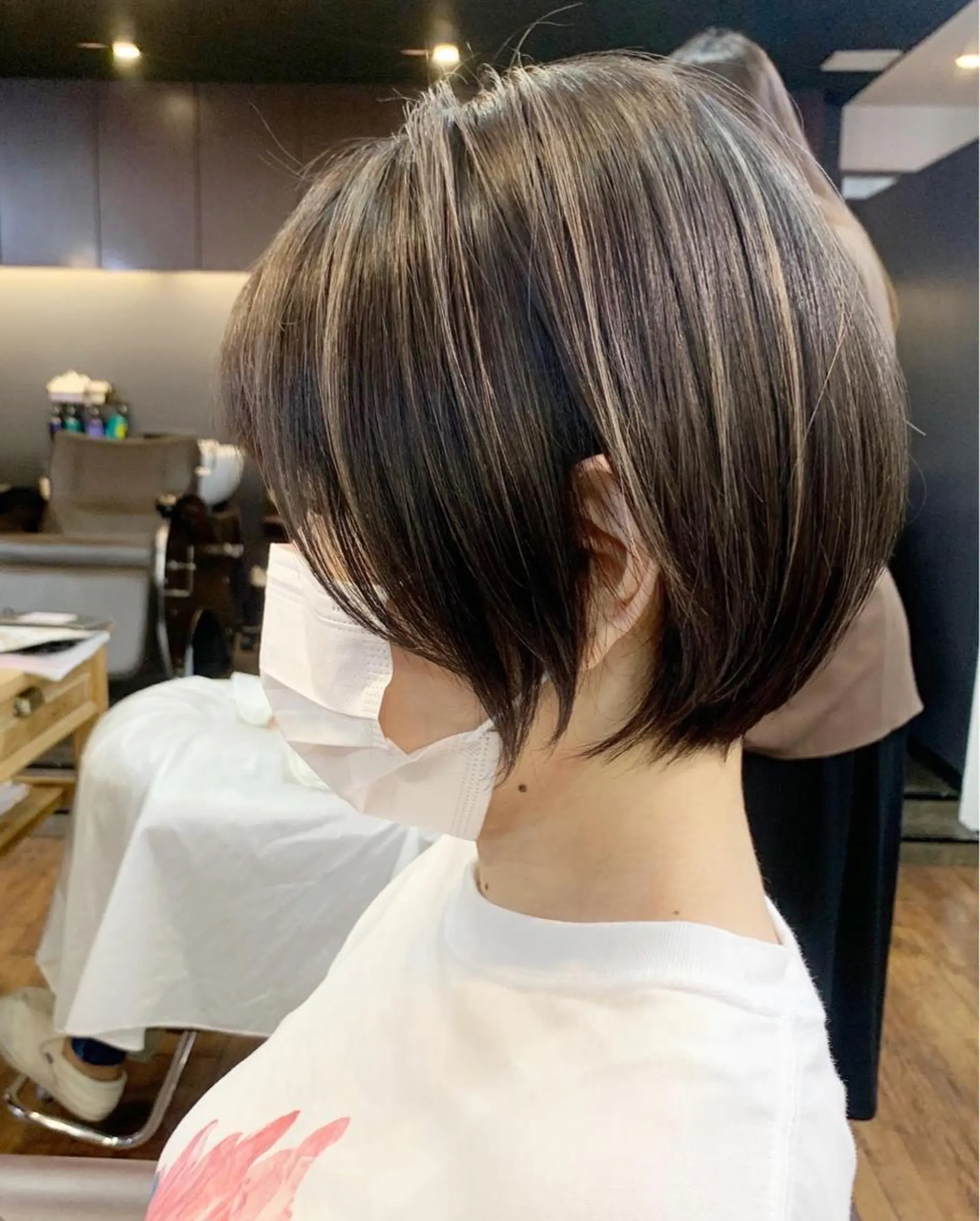 ショート 縮毛矯正/ショート/ レイヤー/畑中正敏のヘアスタイル