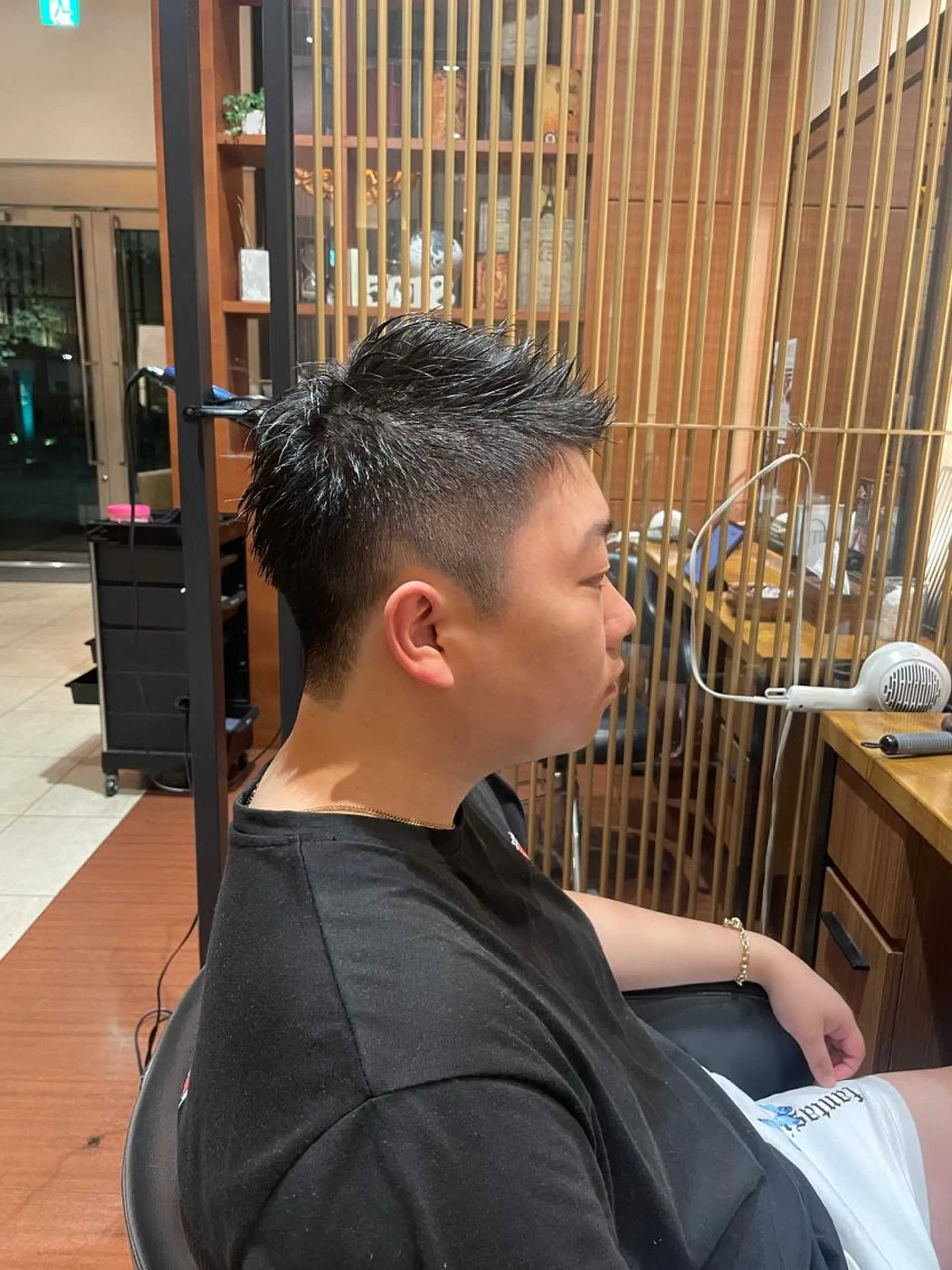 ショート メンズ メンズベリーショート ベリーショート ショートヘア 髙田 千華 髪質改善ストレートのヘアスタイル