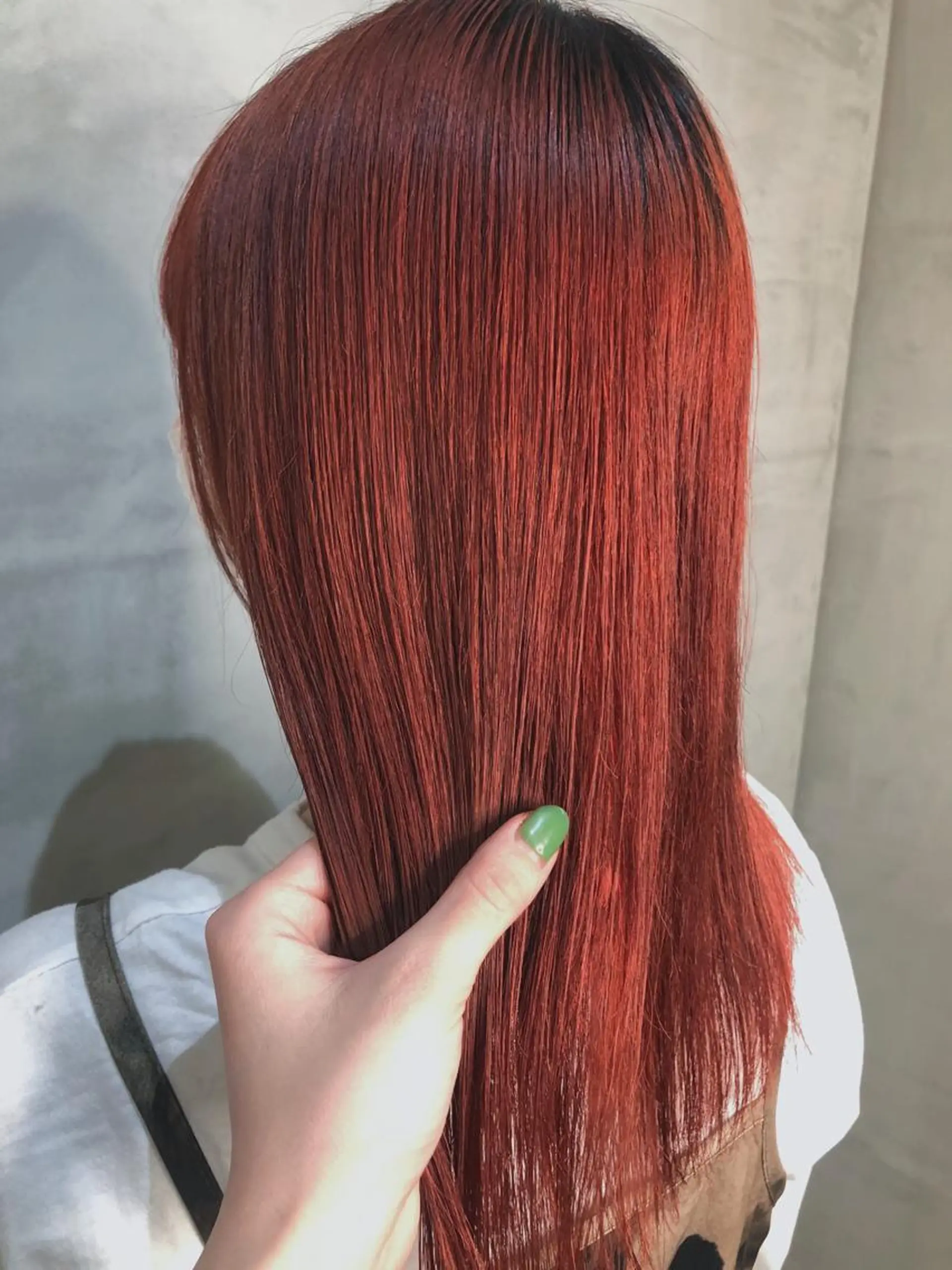 セミロング カラー マンツーマン／韓国 ヘア‎Amiのヘアスタイル