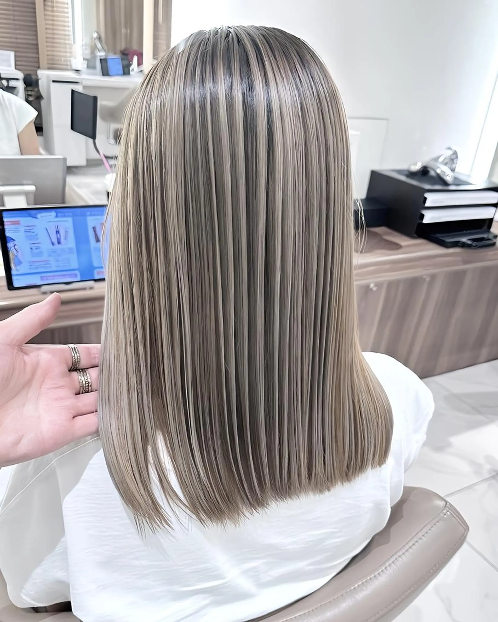 パーマ カラー 髪質改善 ヘアカラー トリートメント 高橋凜/髪質改善/ 縮毛矯正/カラーのヘアスタイル