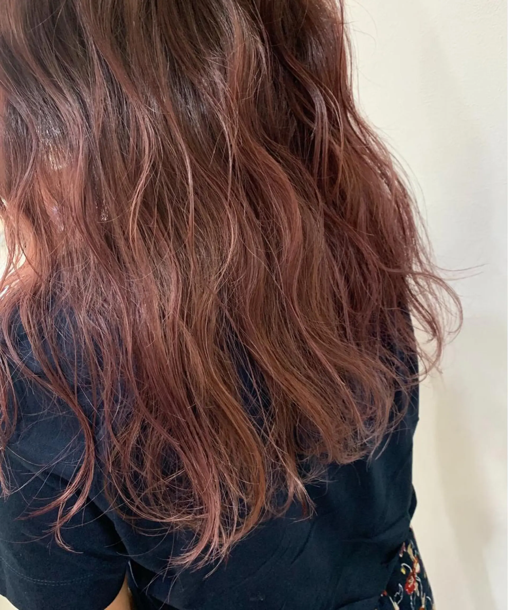 ロング カラー 脱白髪染め美容師 竹内涼乃のヘアスタイル