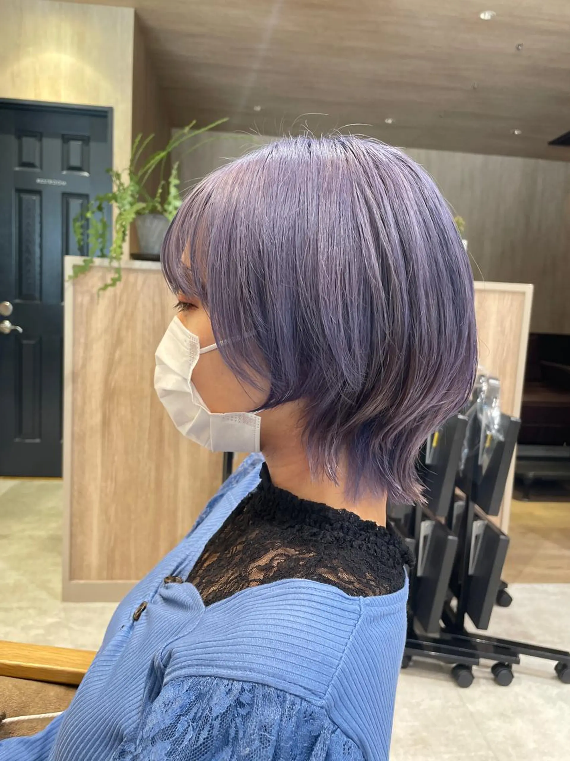 ショート カラー 似合わせ レイヤー須川のヘアスタイル