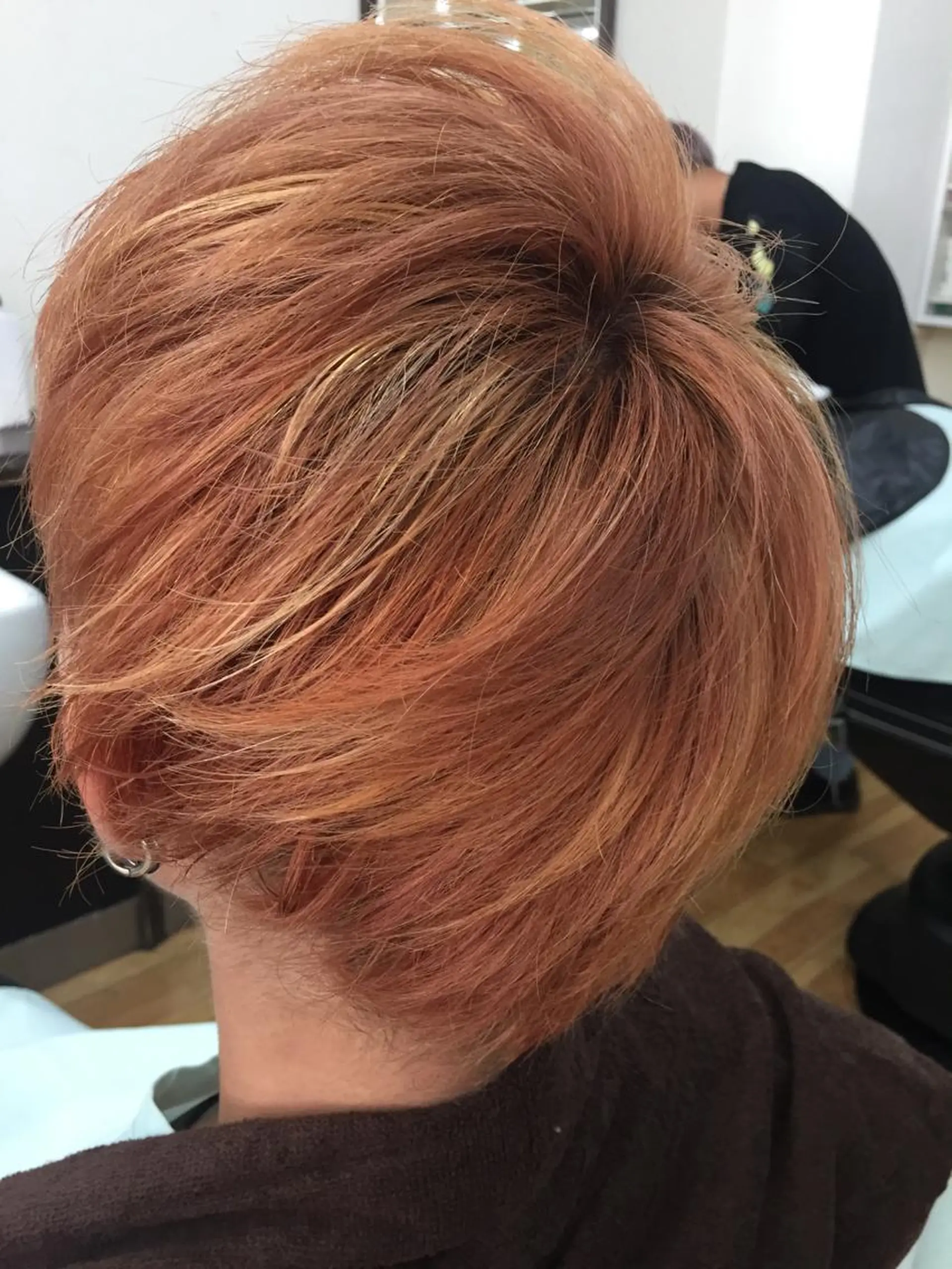 カラー メンズ メンズハイライト ハイライトカラー オレンジ 笹本 茂樹のヘアスタイル