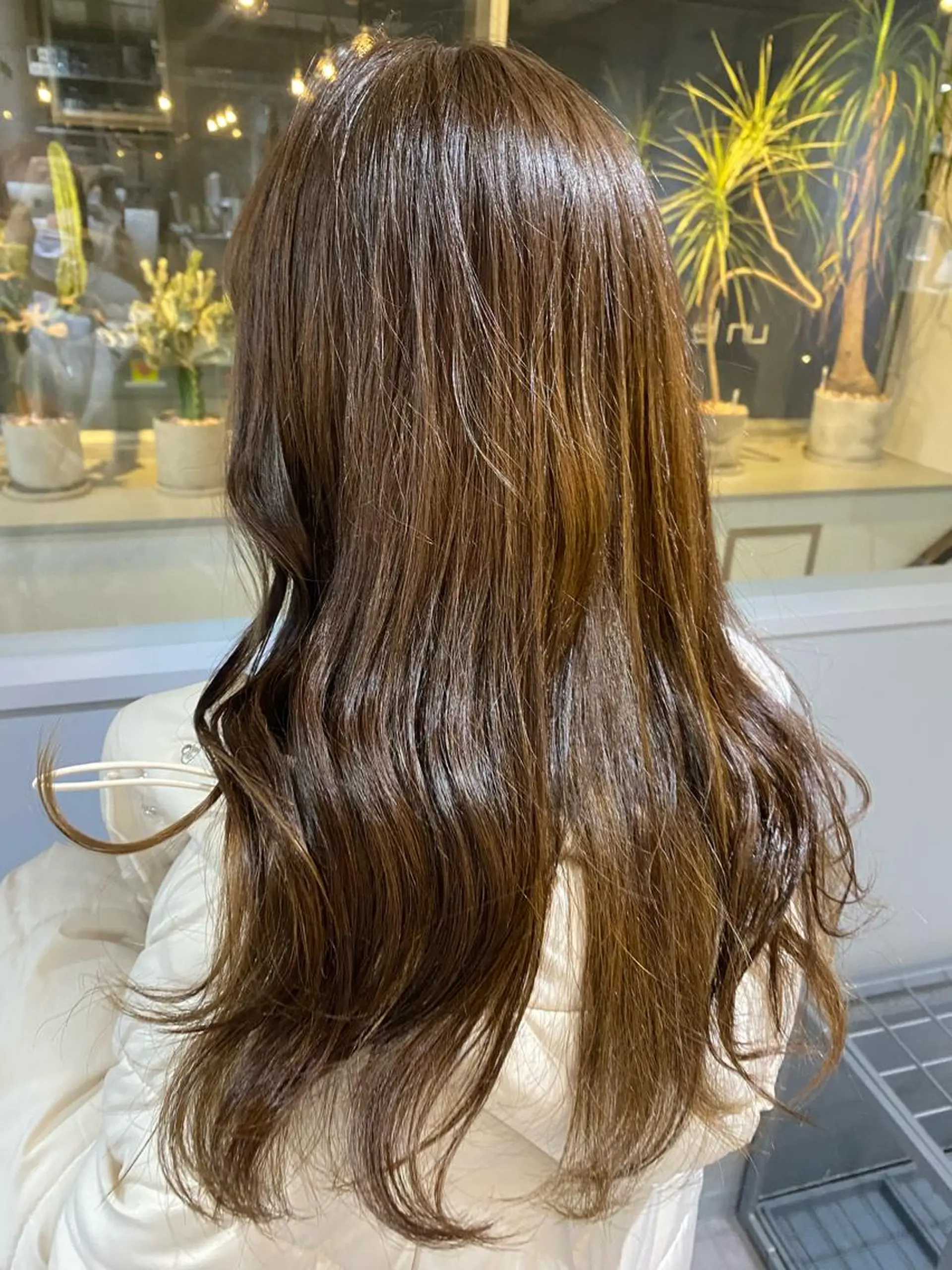 カラー きよはらちさき🍑 柔らかカラー🌱🫧のヘアスタイル