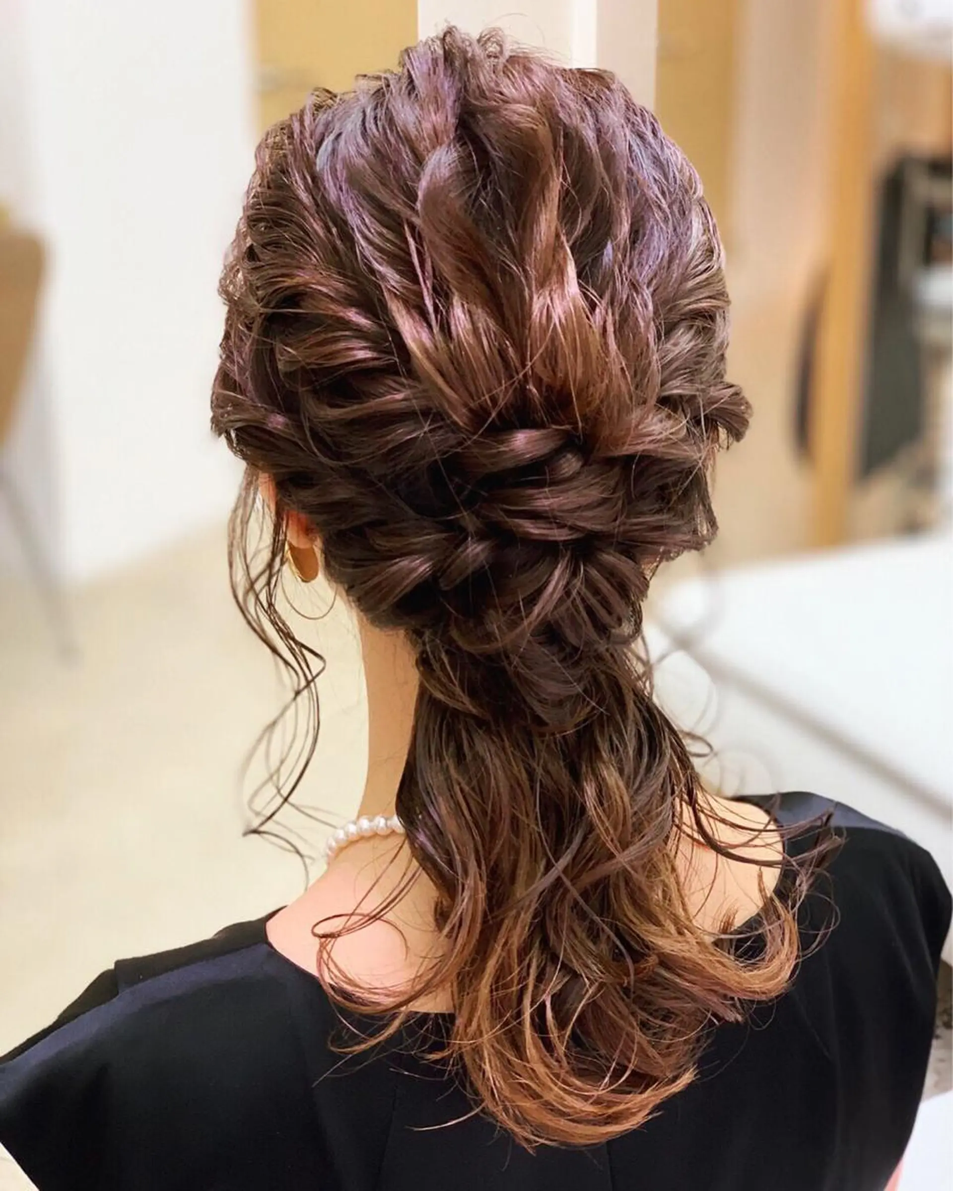 ロング ヘアアレンジ 結婚式・ブライダル 入学式 卒業式のヘアスタイル ✨オール年代🆗 🤍内田亜由子のヘアスタイル