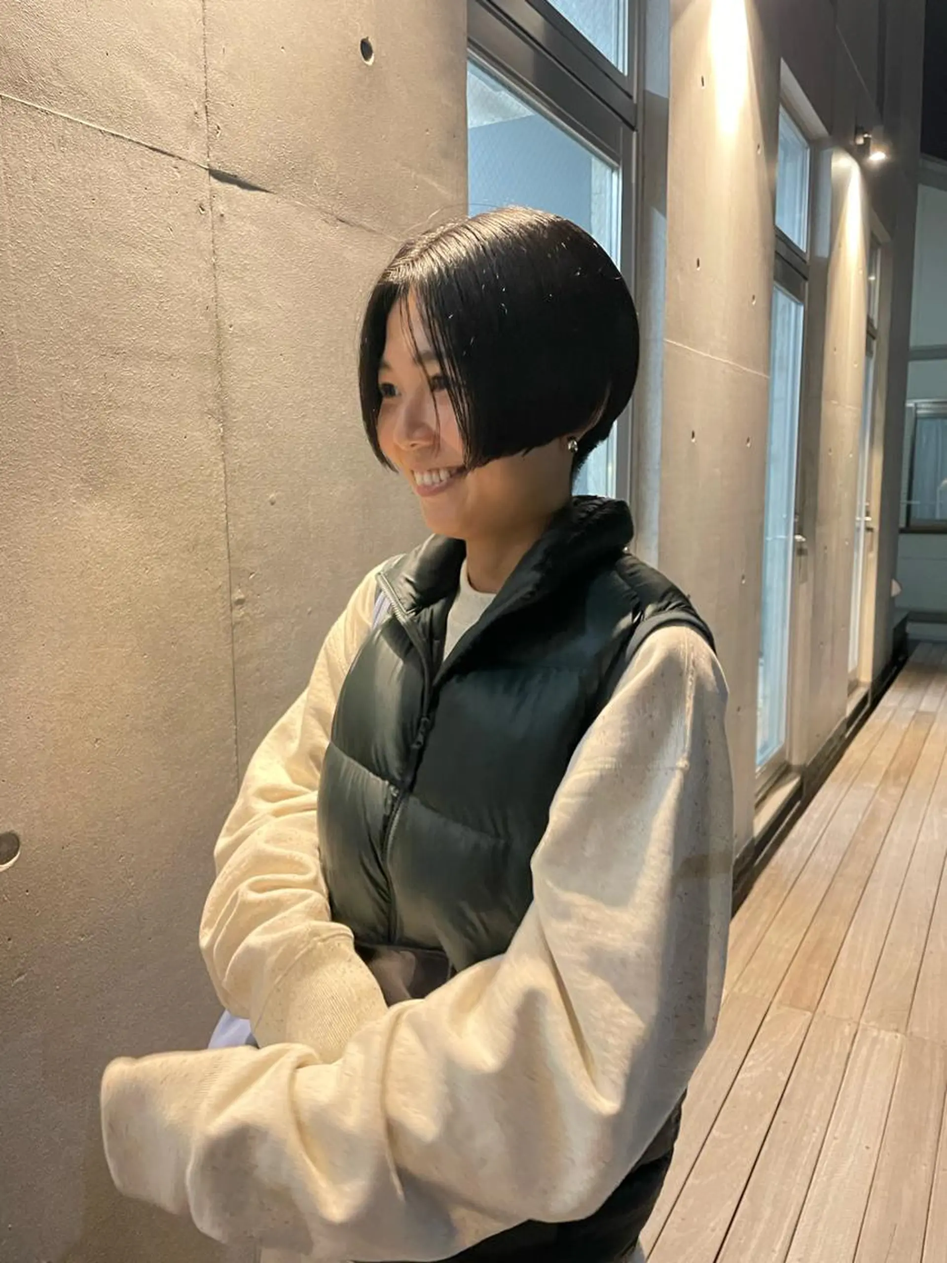 ショート ハンサムショート ショートヘア カット 佐伯 和佳のヘアスタイル