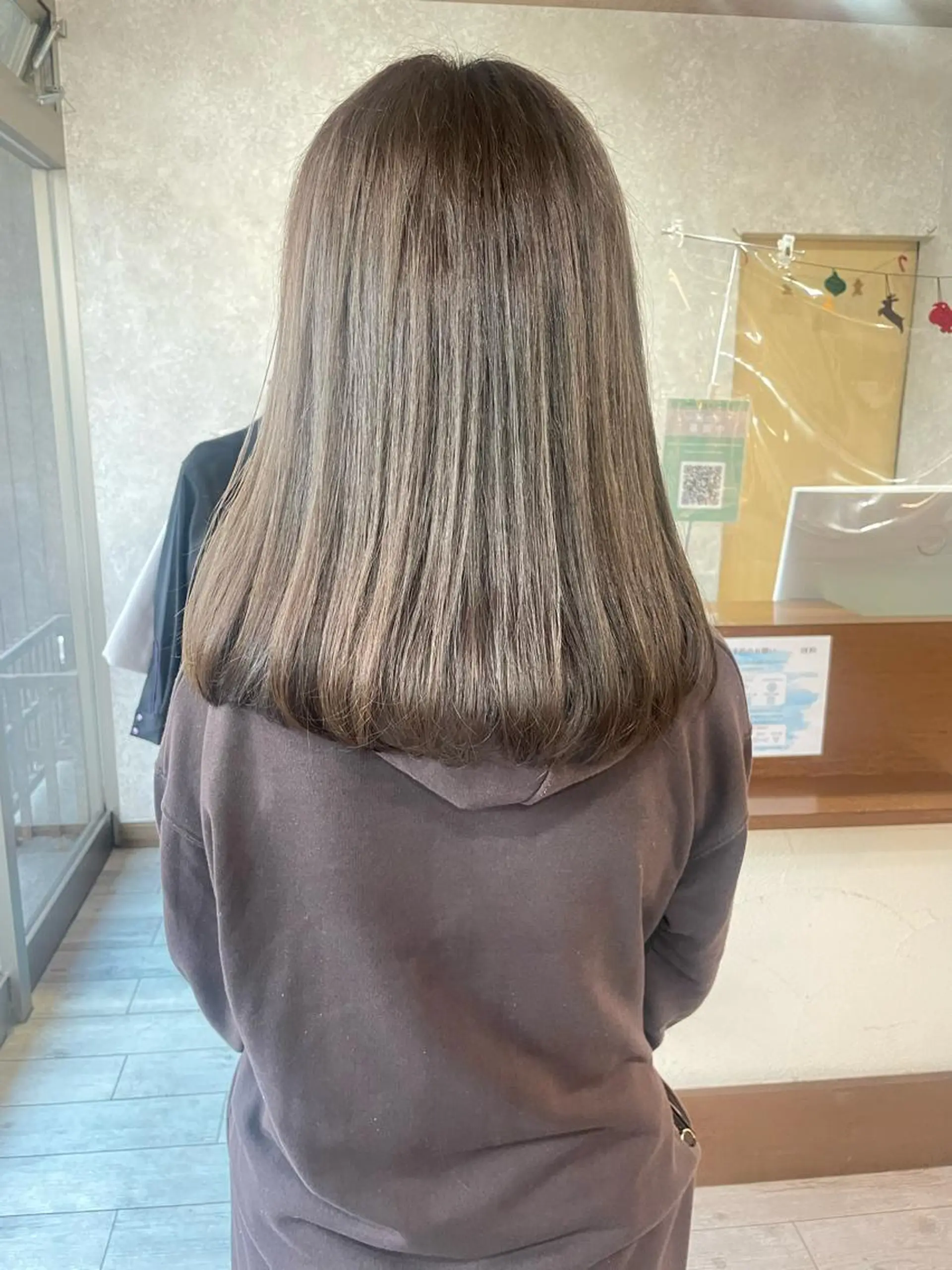 ミディアム カラー 高橋 みく/ minim 暖色のヘアスタイル