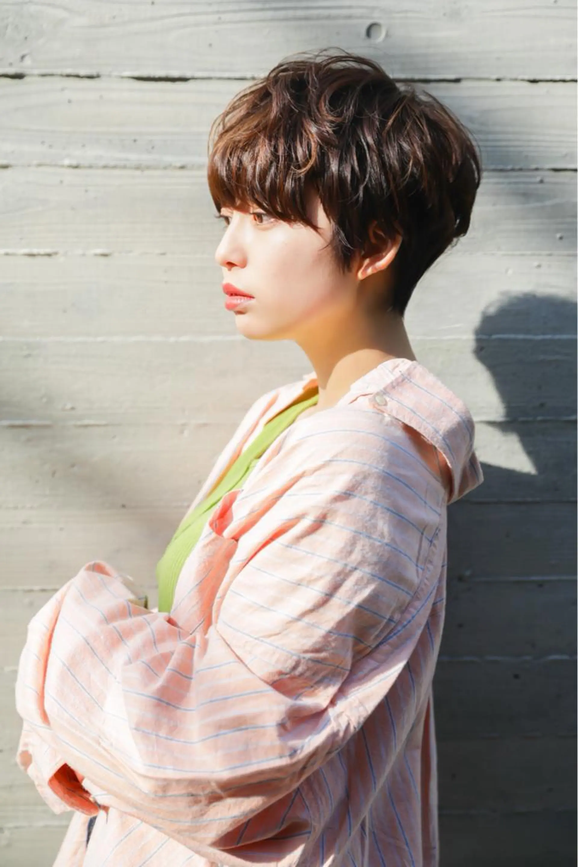 ショート カラー ショートヘア ショートヘア特化 岡安優太のヘアスタイル