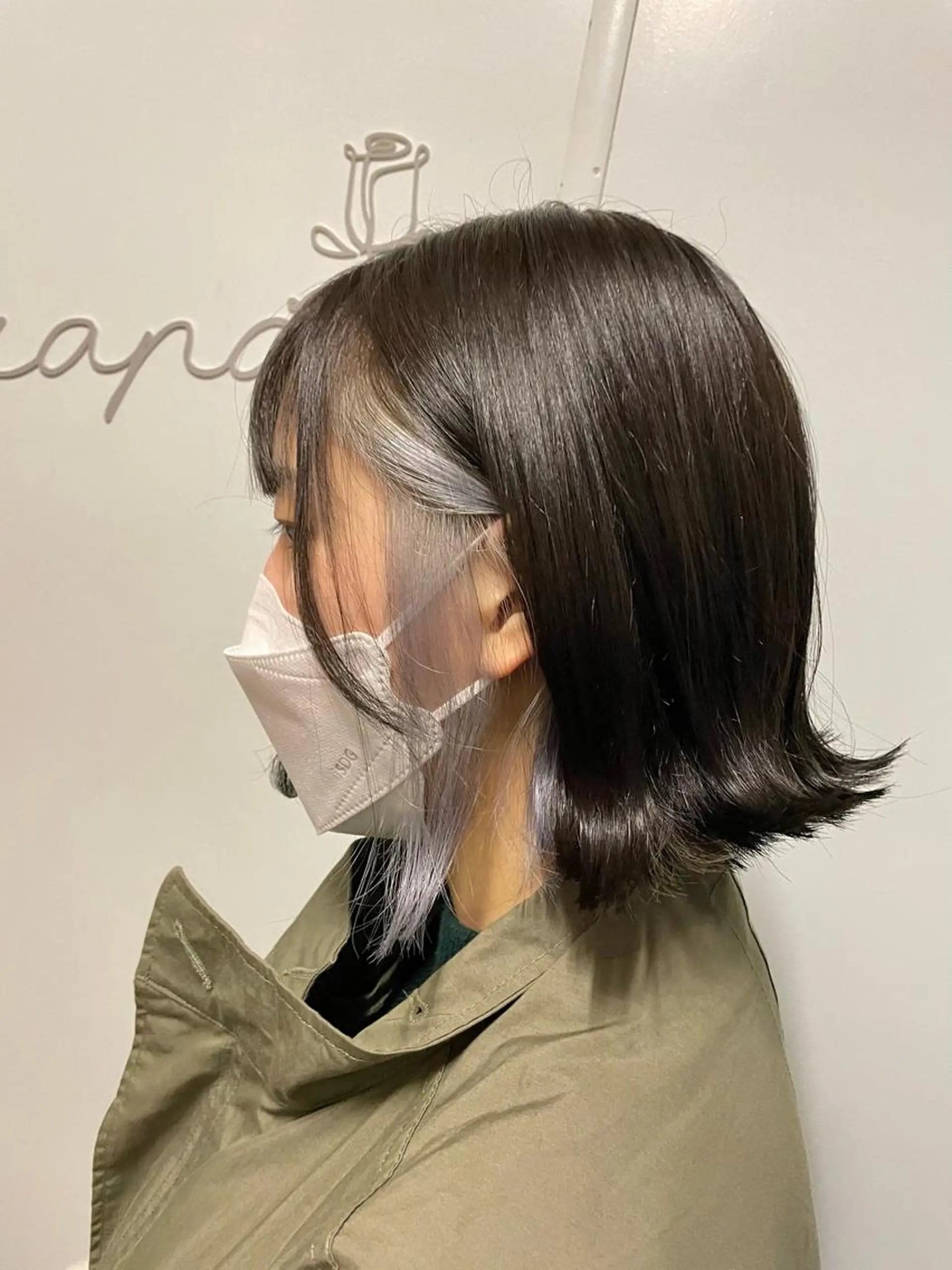 カラー La fith hair ray 札幌店所属・顔まわり/W カラー/リョウのヘアスタイル