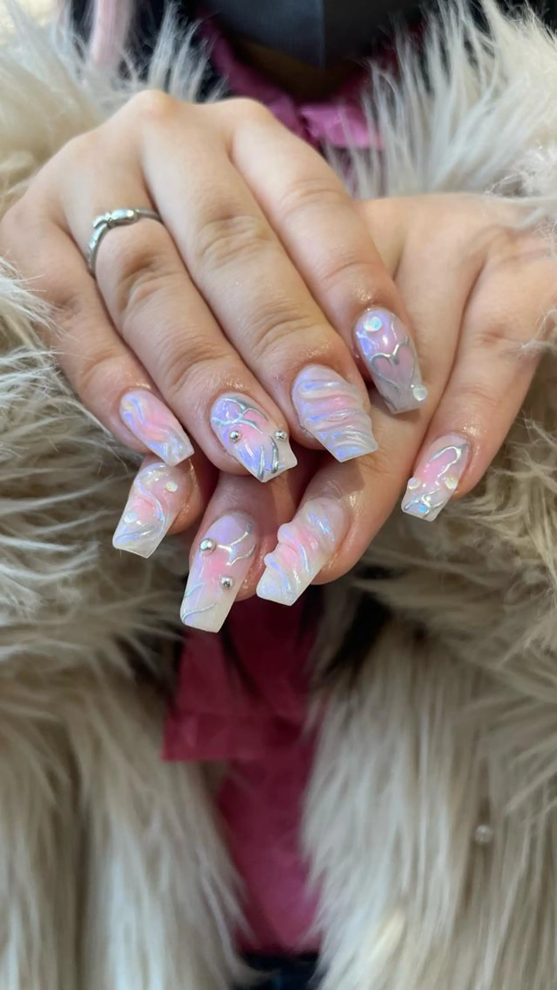 ネイル スカルプネイル ハンドネイル hair&nail ☯️アイリ☯️のネイルデザイン