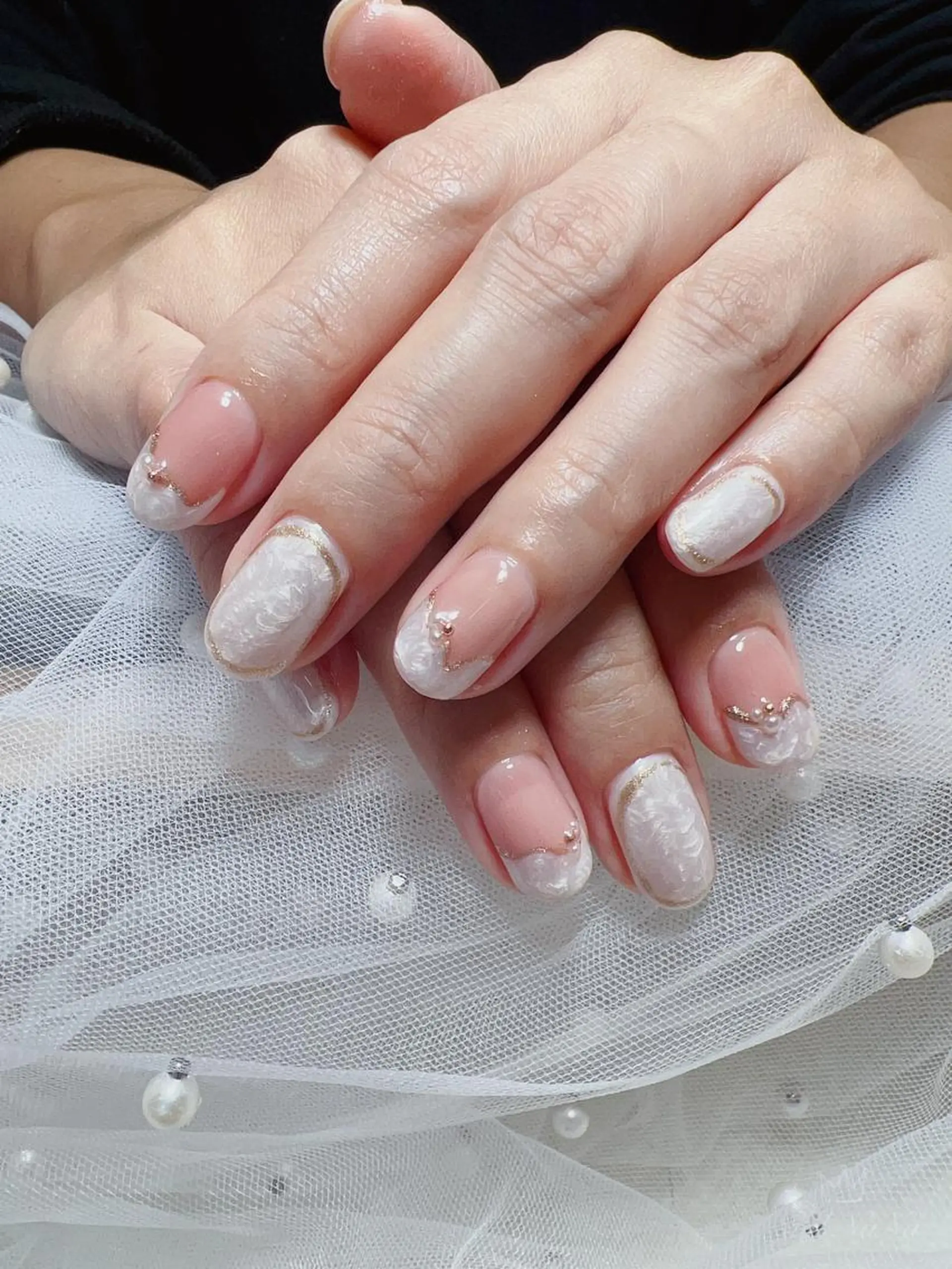 ショート カラー ネイル ハンドネイル Nail NaNaのネイルデザイン