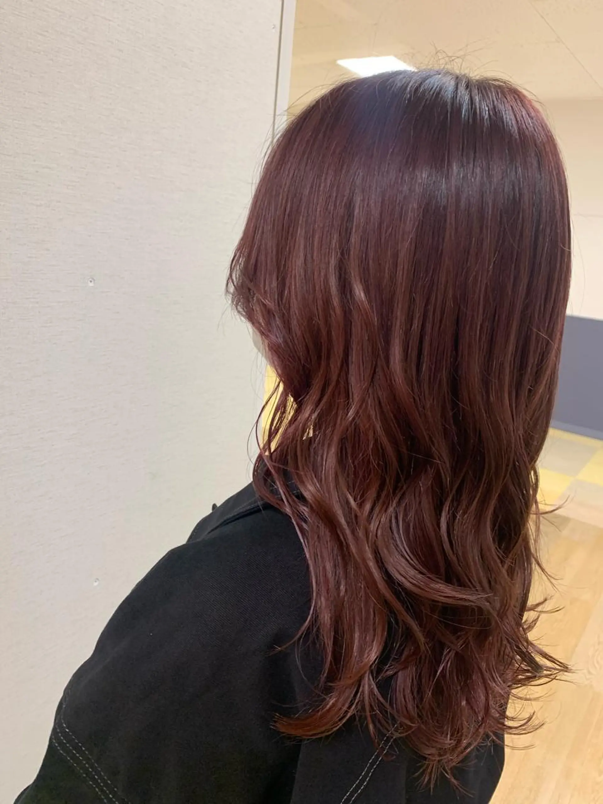 ロング カラー ブリーチ ブラウンカラー ピンクカラー ピンクブラウン 高橋友里亜 /フリーランスのヘアスタイル