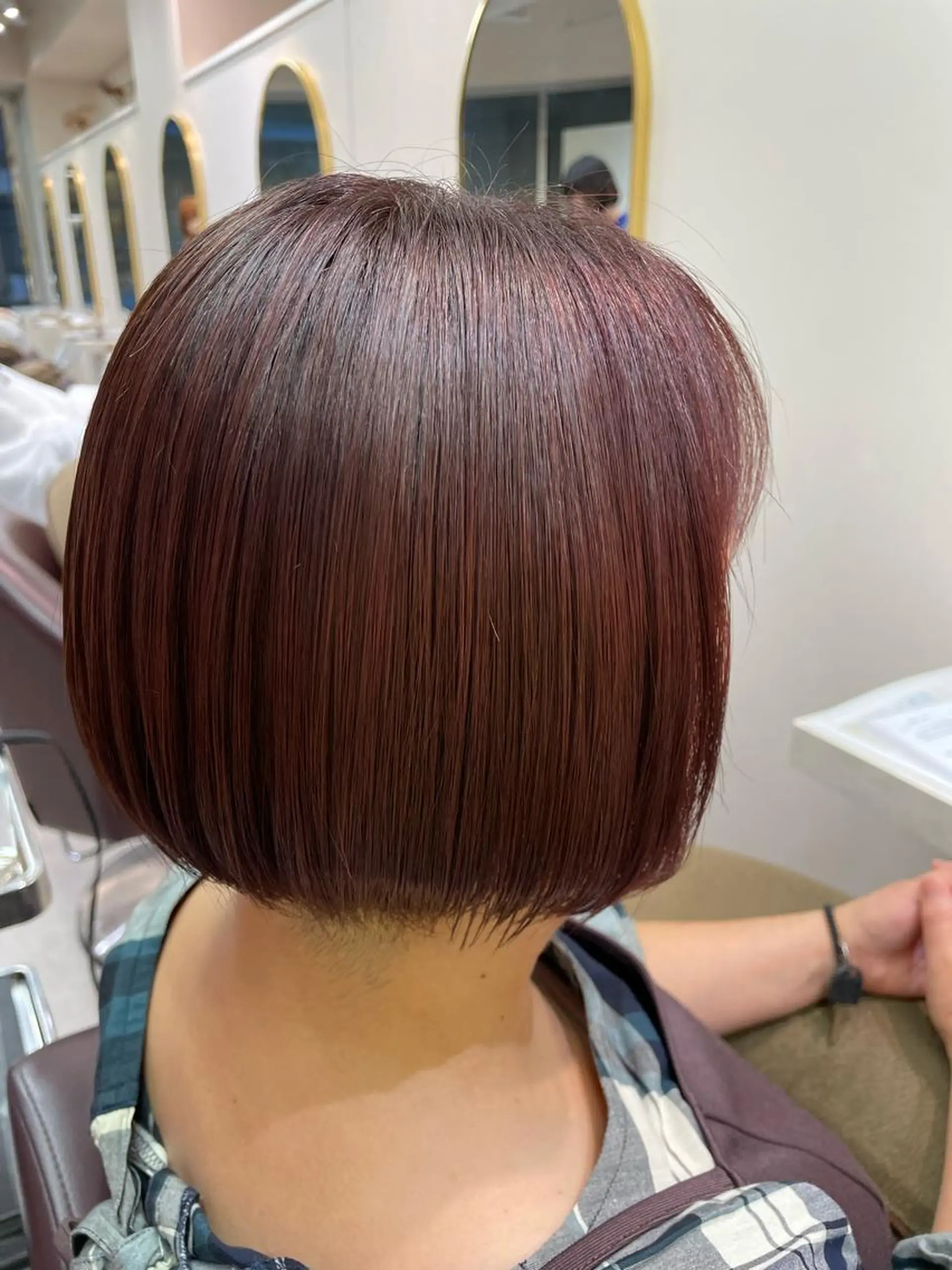 ミディアム カラー カシス 横浜カラー/パーマ/ SAKI💫のヘアスタイル