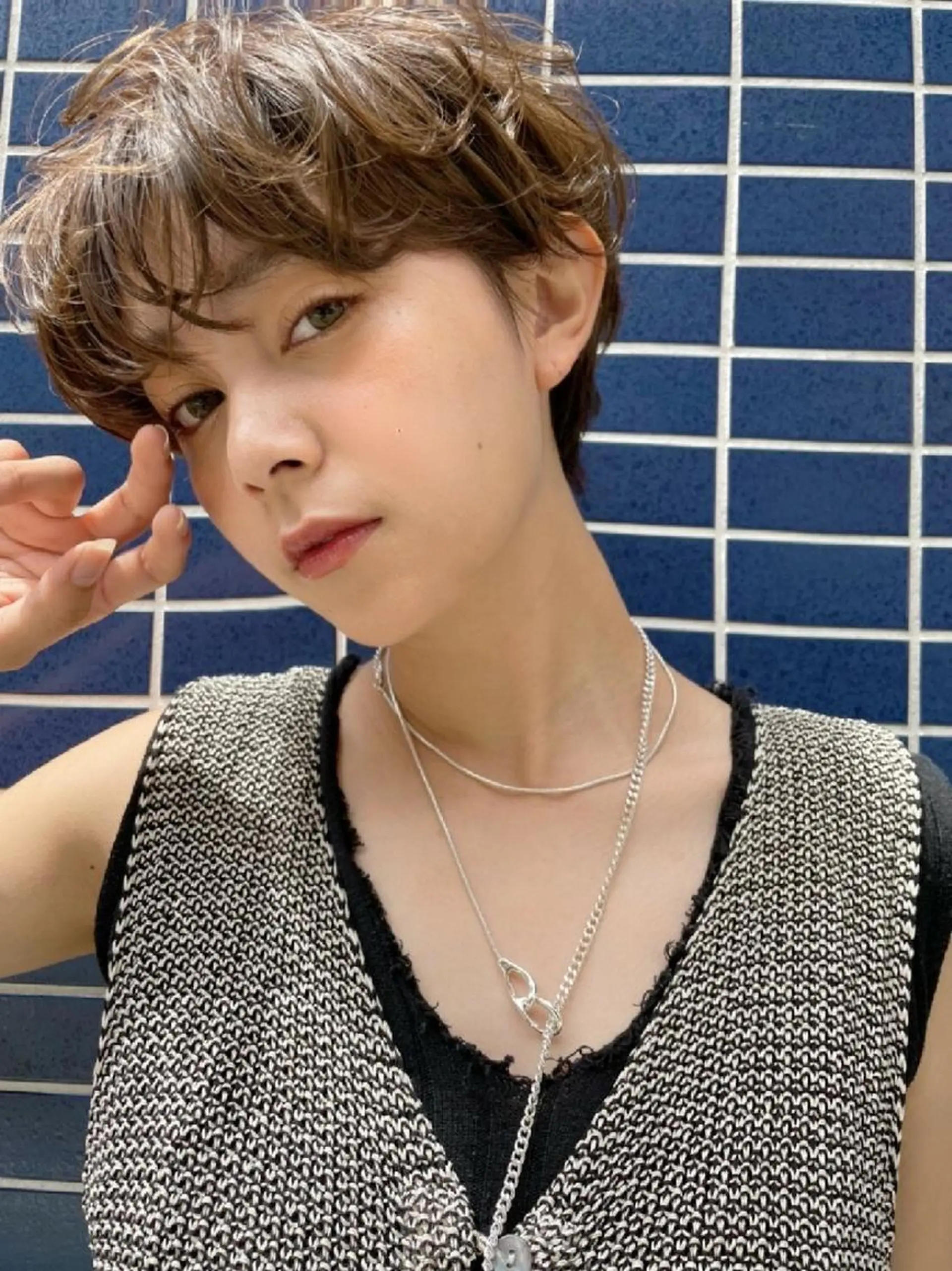 ショート カラー ヘアアレンジ カット ヘアカラー トリートメント GiseL 博多 ジゼル　博多のヘアスタイル